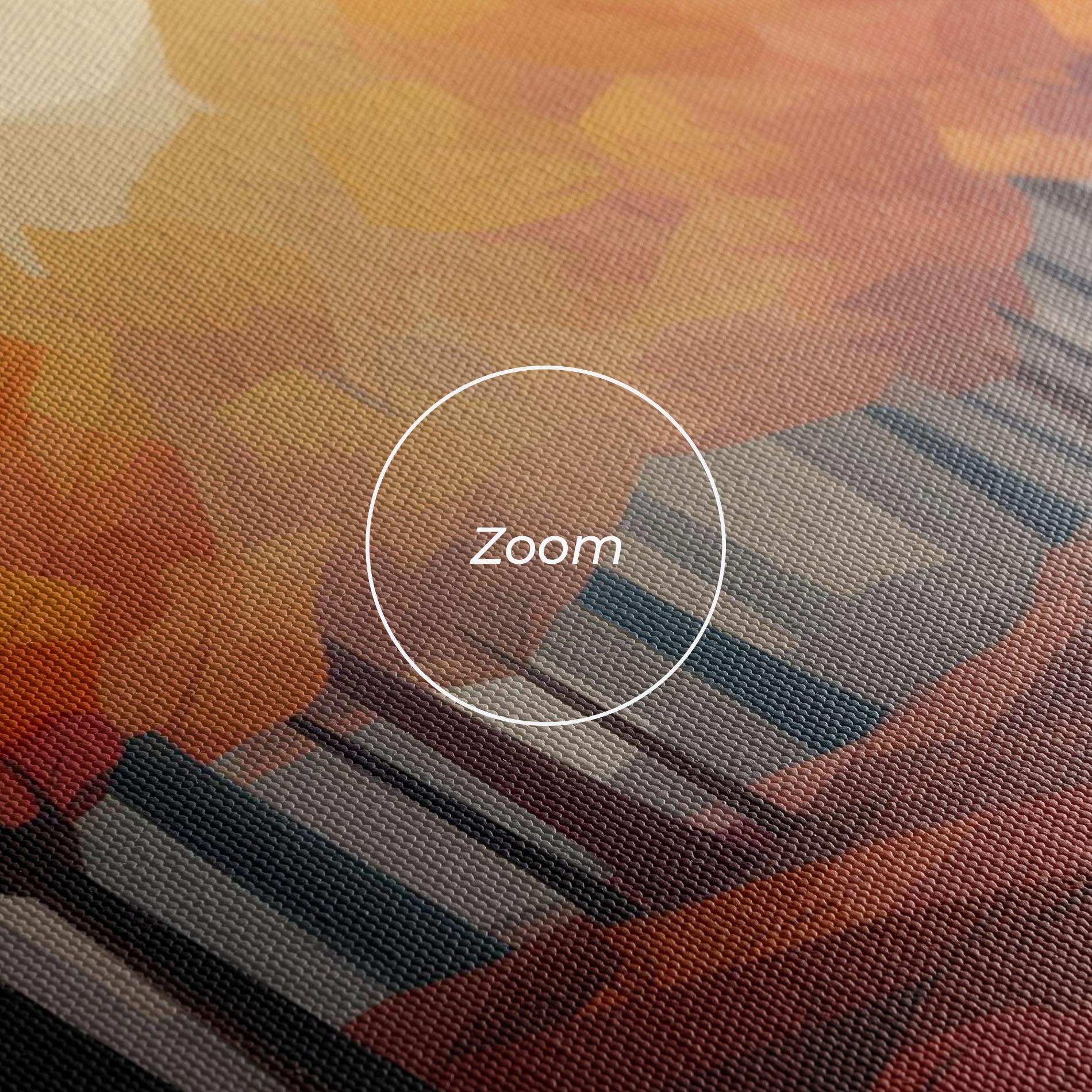 Tablou Canvas Autumn Forest View mockup 3