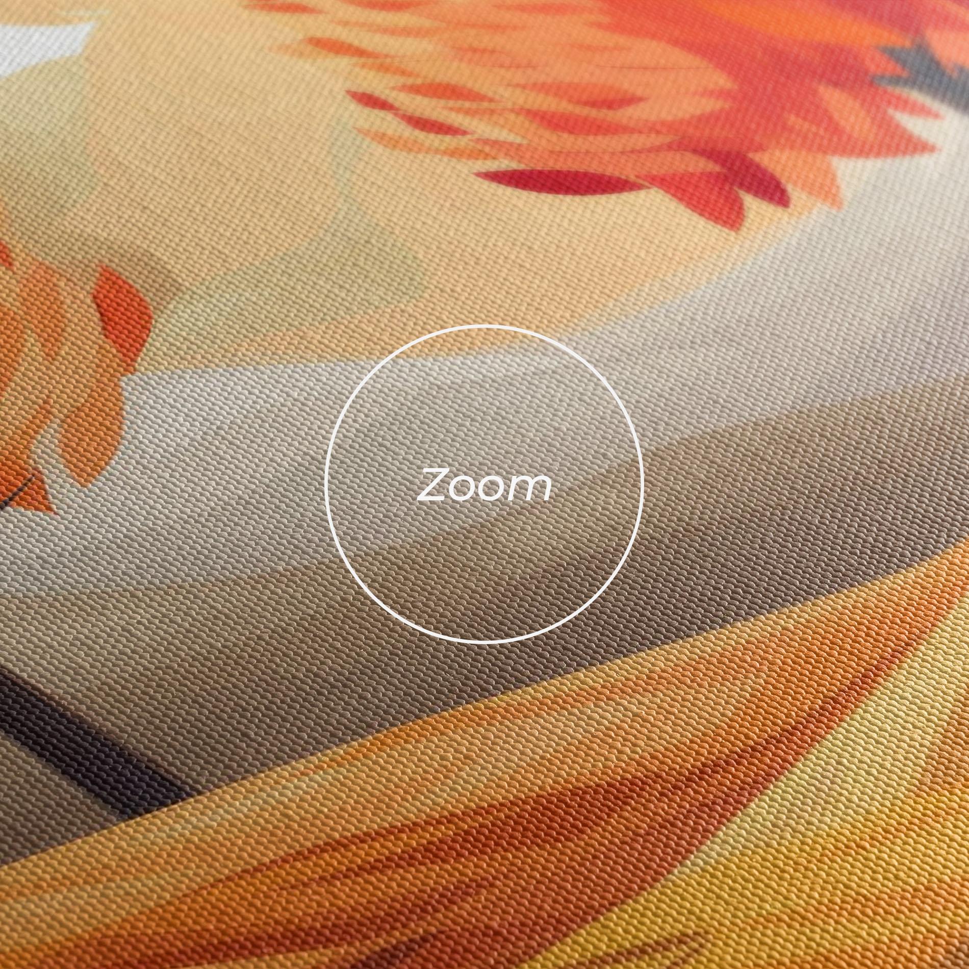 Tablou Canvas Red Trees Art mockup 3