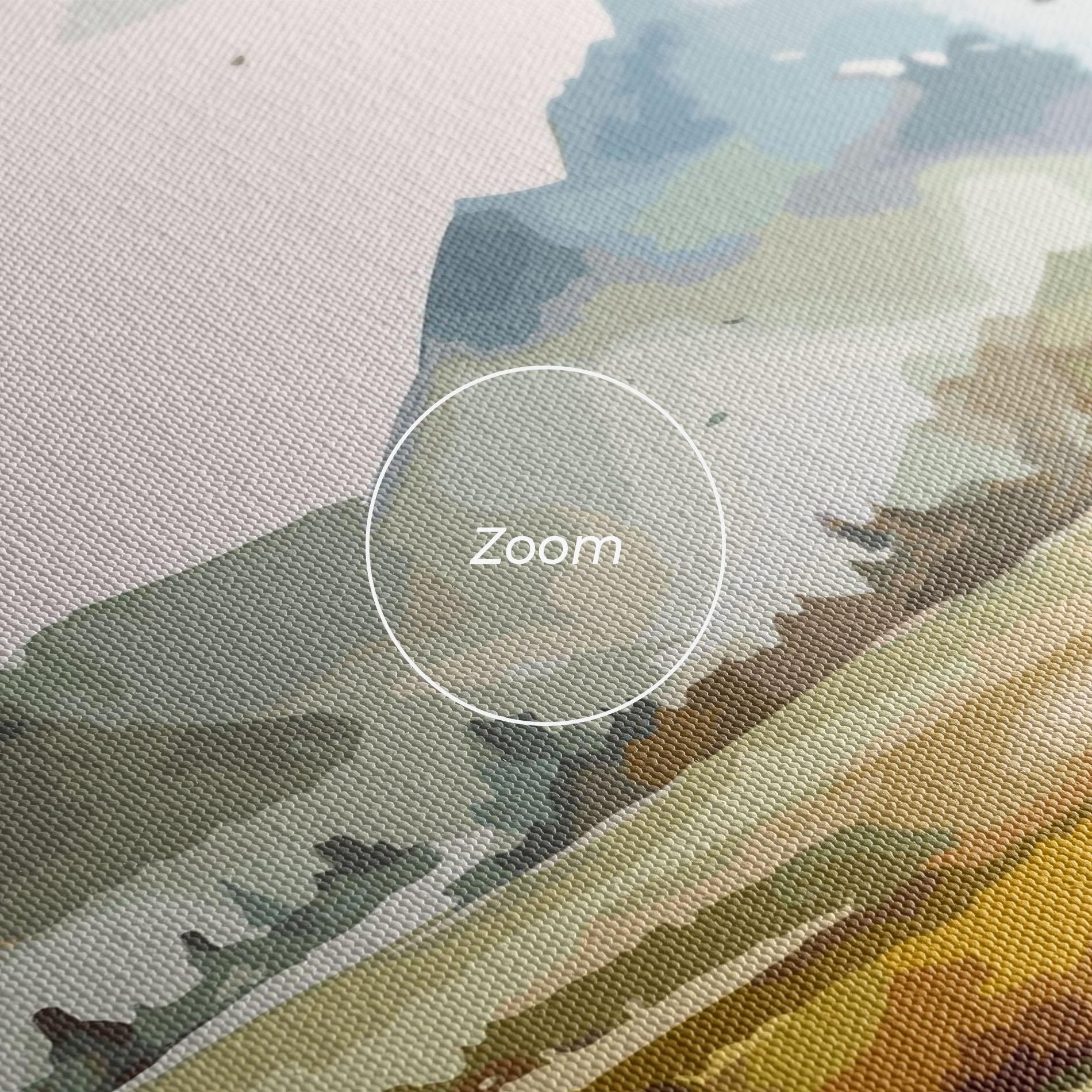 Tablou Canvas Yellow Blue Autumn mockup 3
