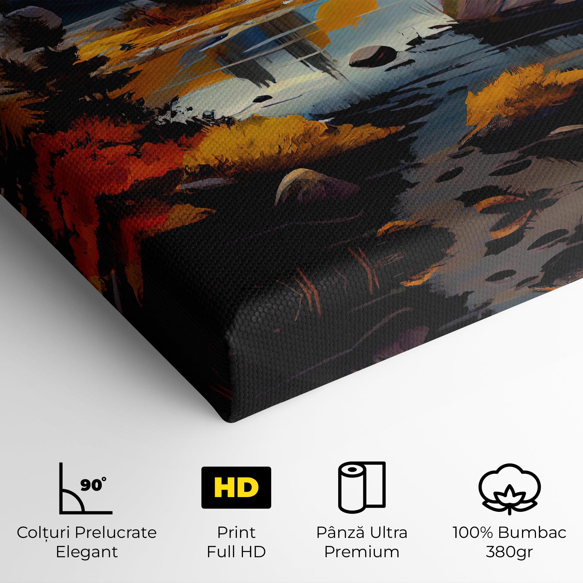 Tablou Canvas Autumn Landscape mockup 4