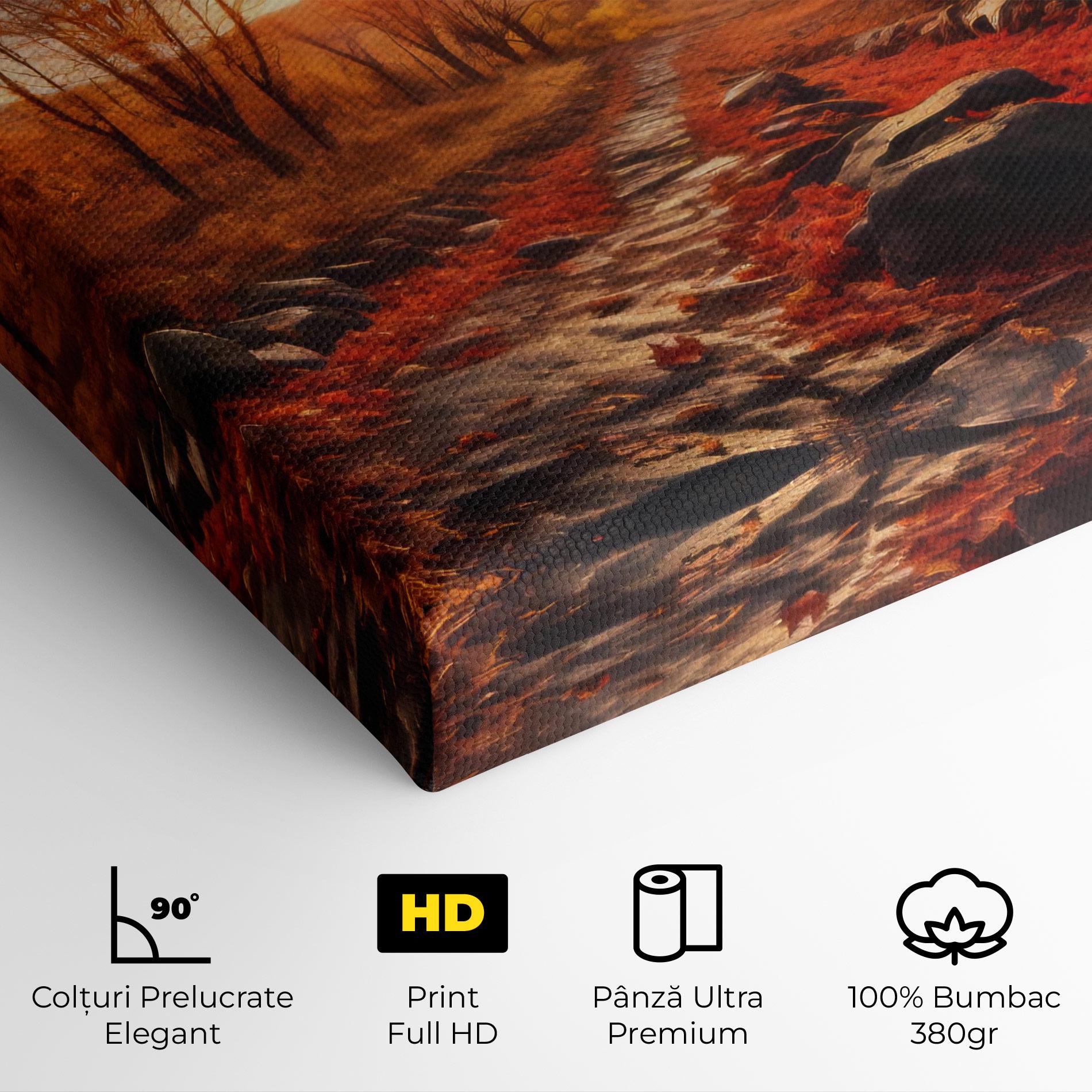 Tablou Canvas Autumn Path mockup 4