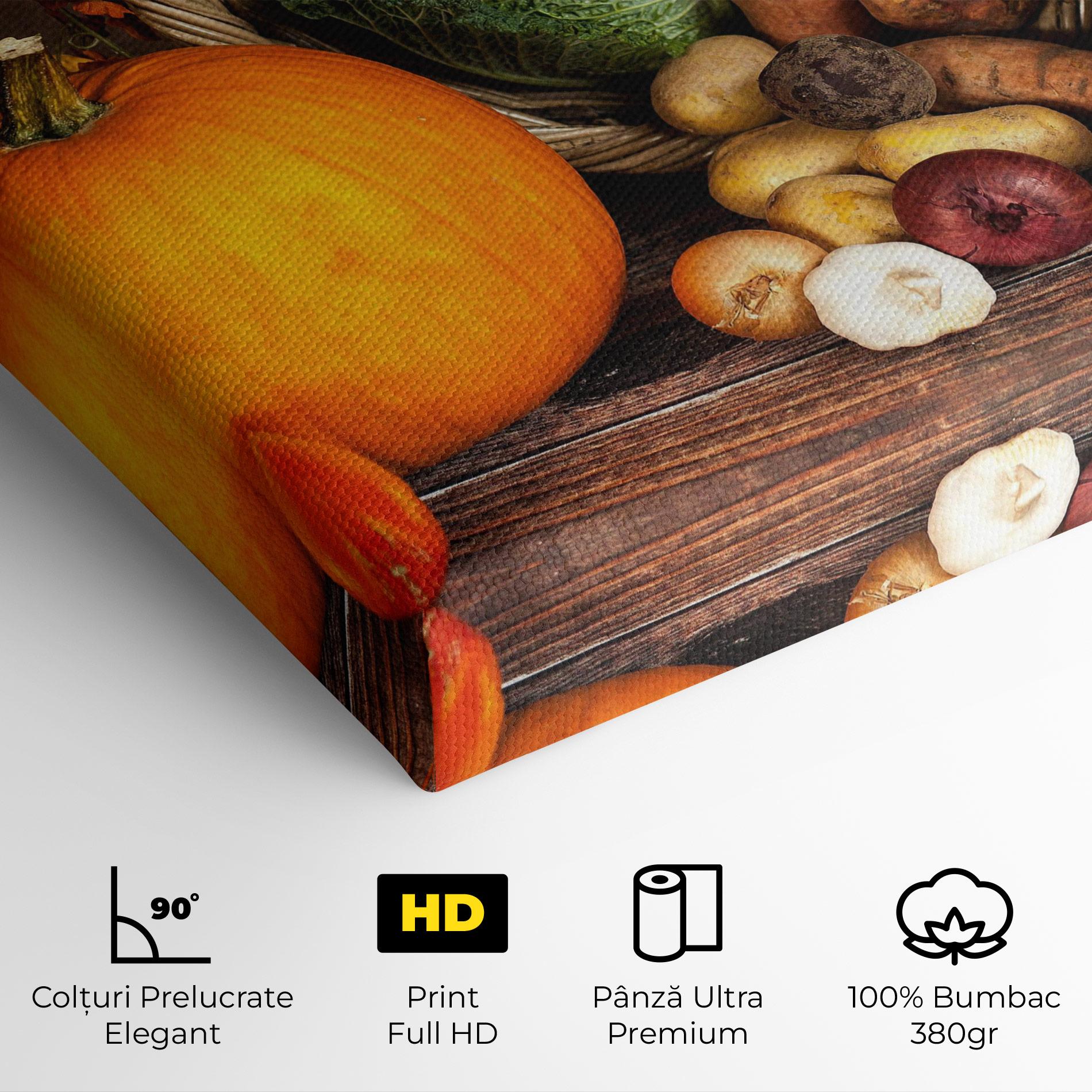 Tablou Canvas Autumn Vegetables mockup 4