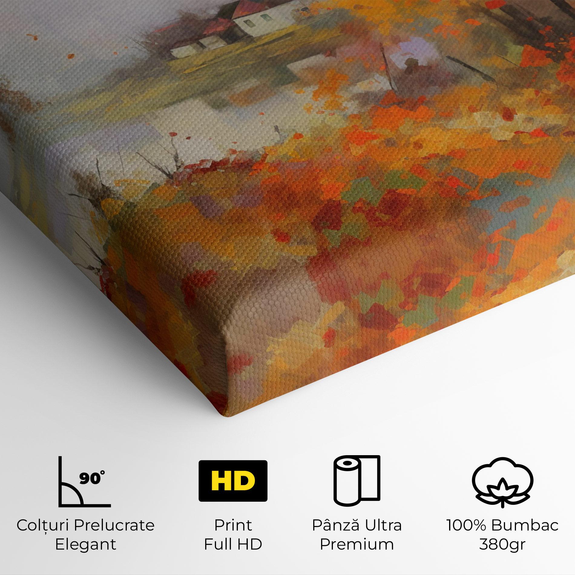 Tablou Canvas Autumnal Painting mockup 4
