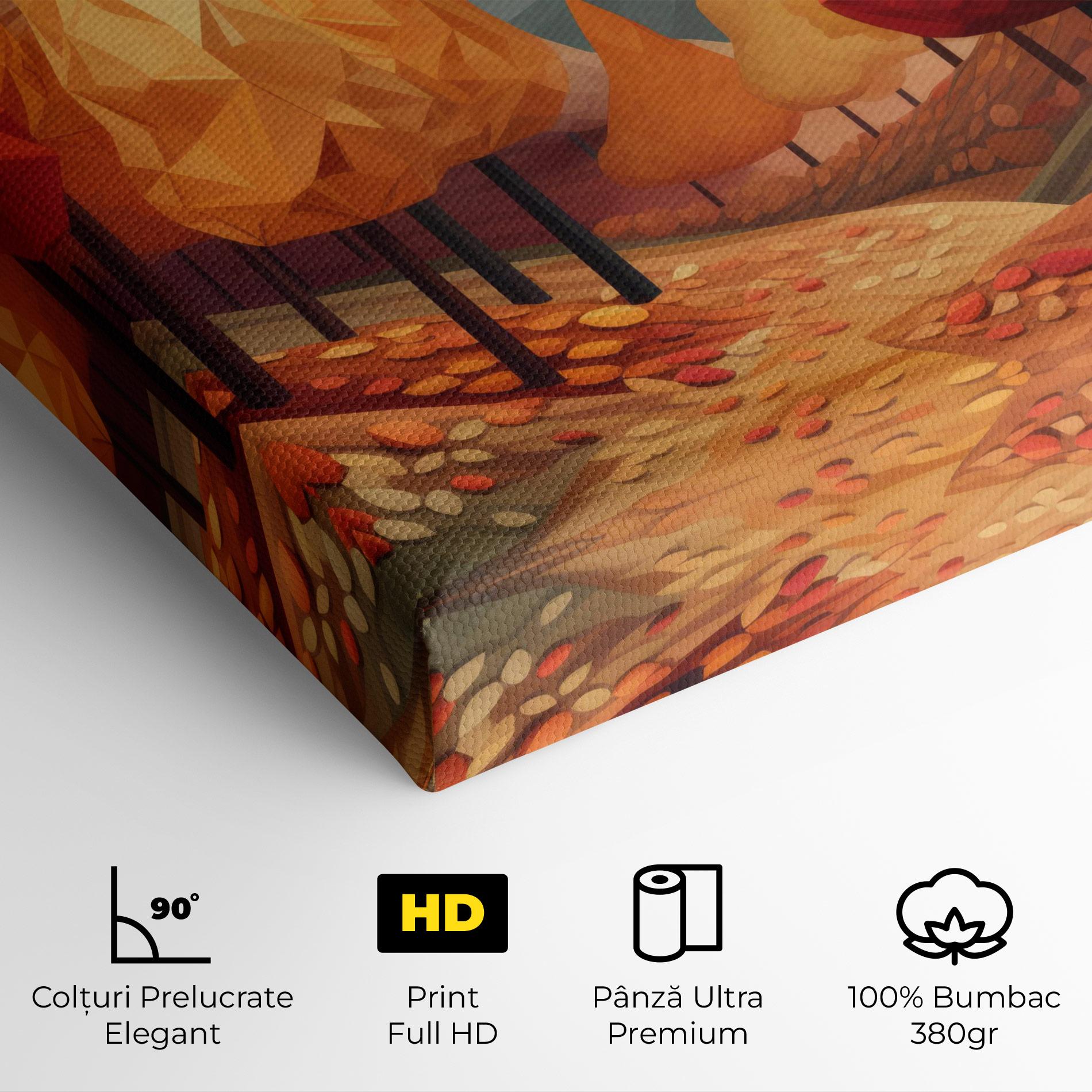 Tablou Canvas Colorful Trees Art mockup 4