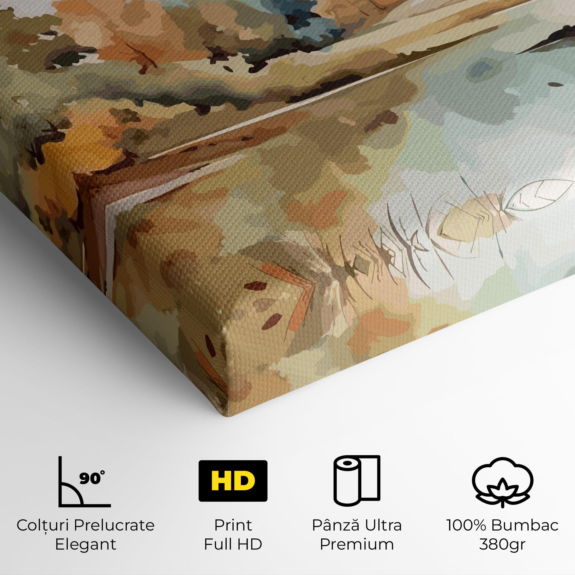Tablou Canvas Watercolor Autumn mockup 4