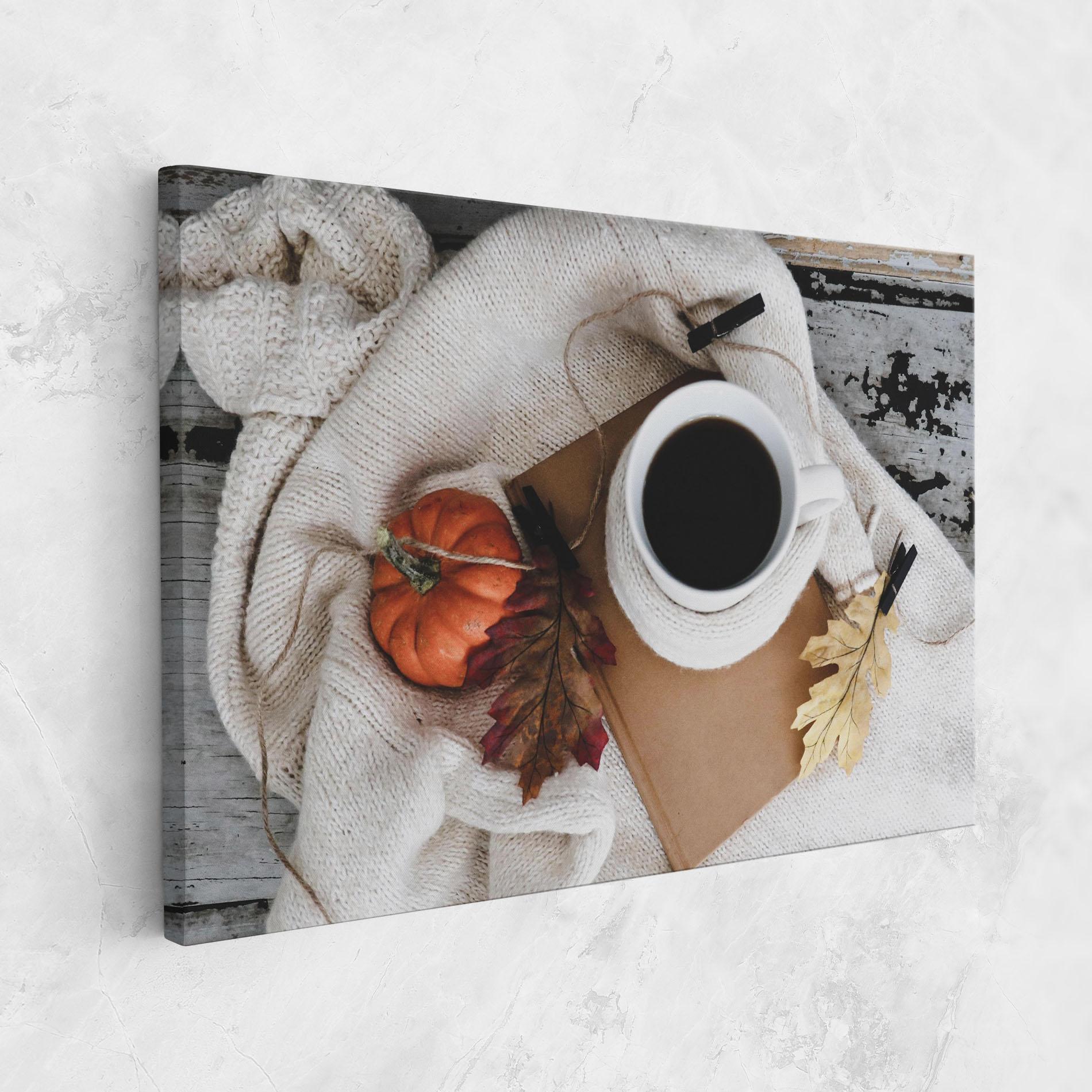 Tablou Canvas Autumn Coffee mockup 1