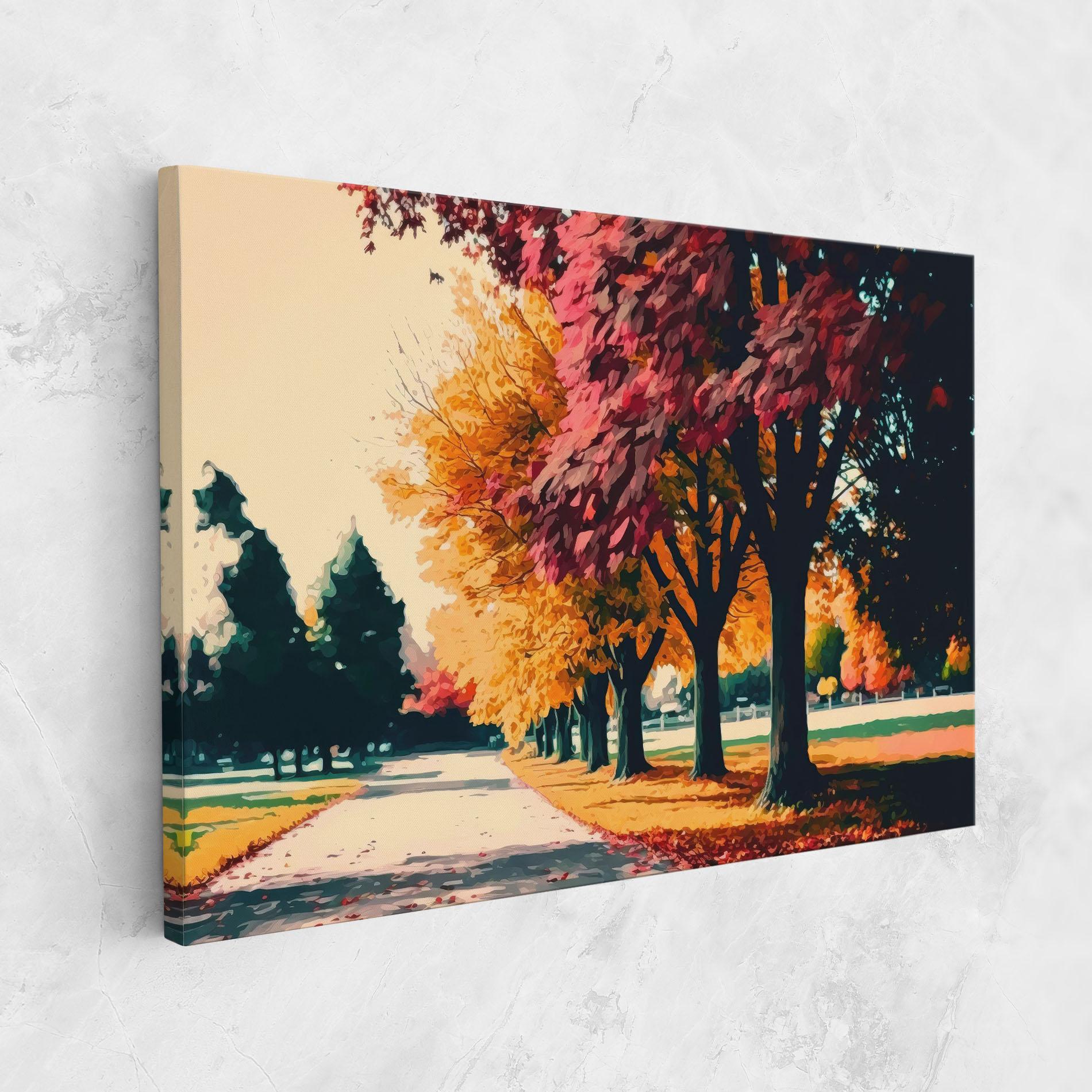 Tablou Canvas Autumn Park mockup 1