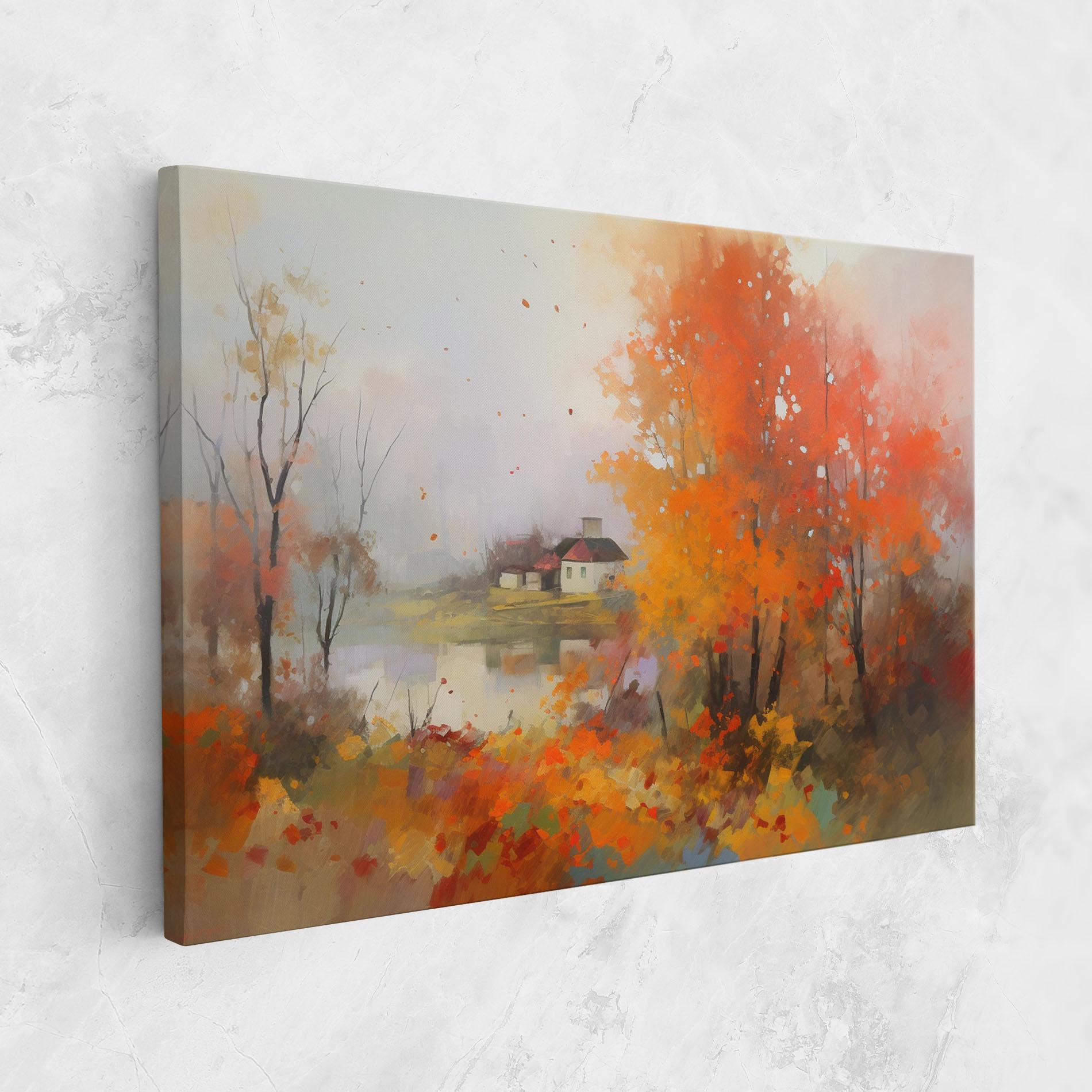 Tablou Canvas Autumnal Painting mockup 1