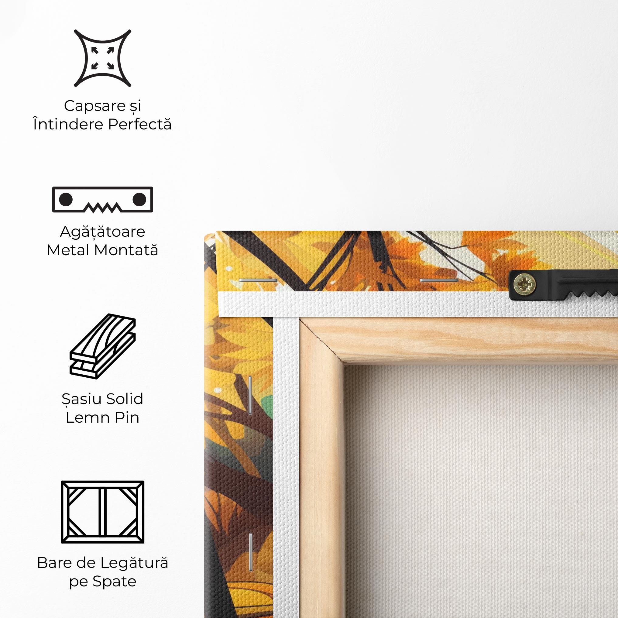 Tablou Canvas Autumn Forest Art mockup 5