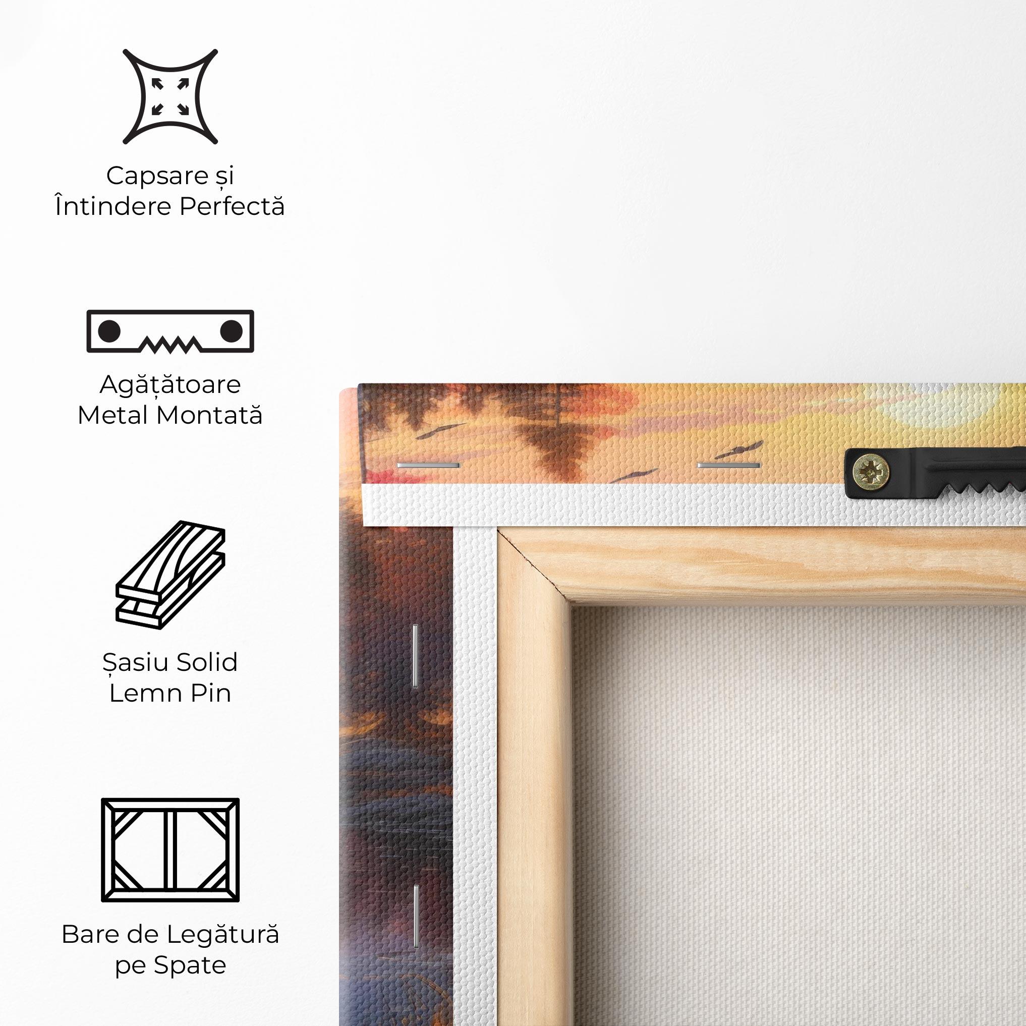 Tablou Canvas Autumn Sunset mockup 5