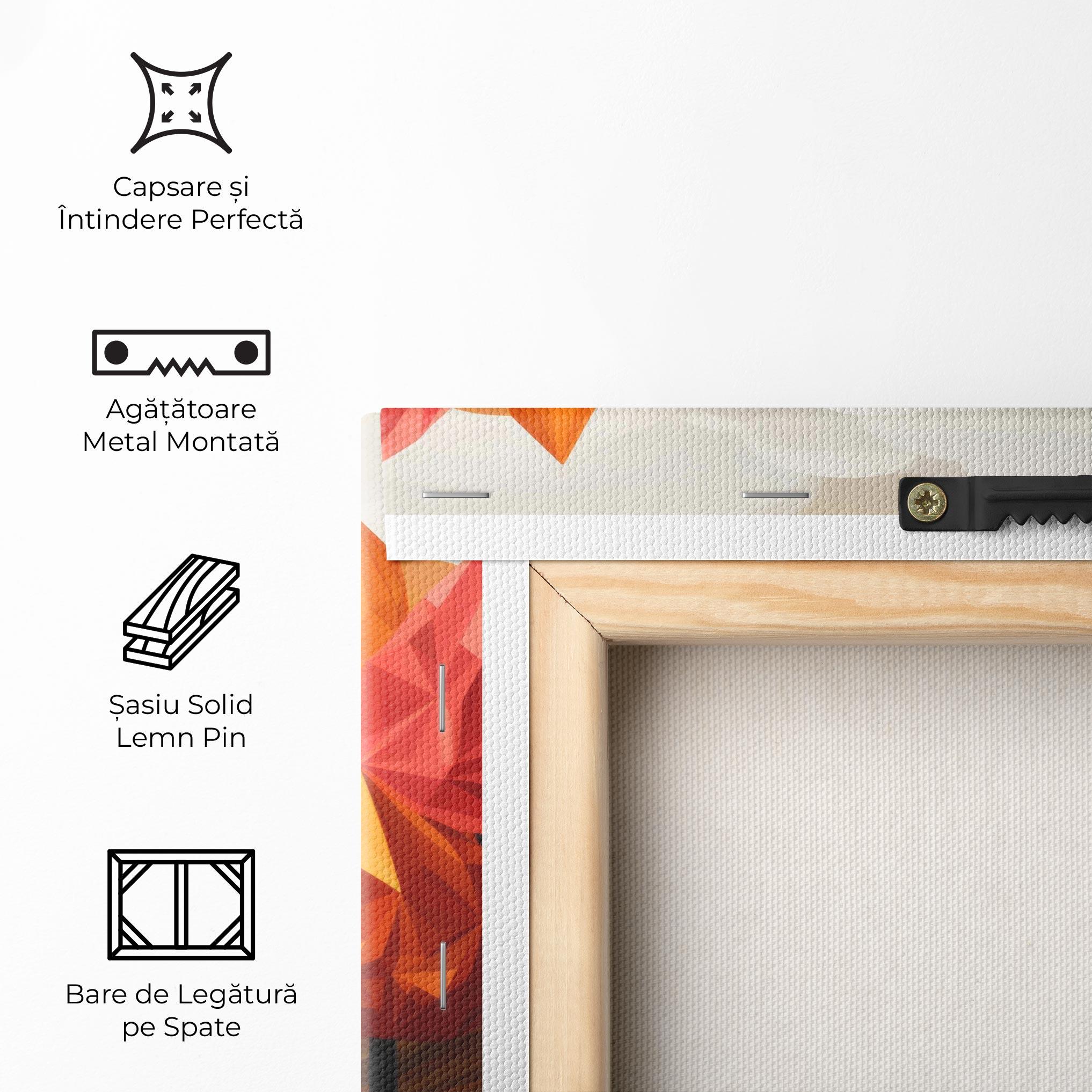 Tablou Canvas Colorful Trees Art mockup 5