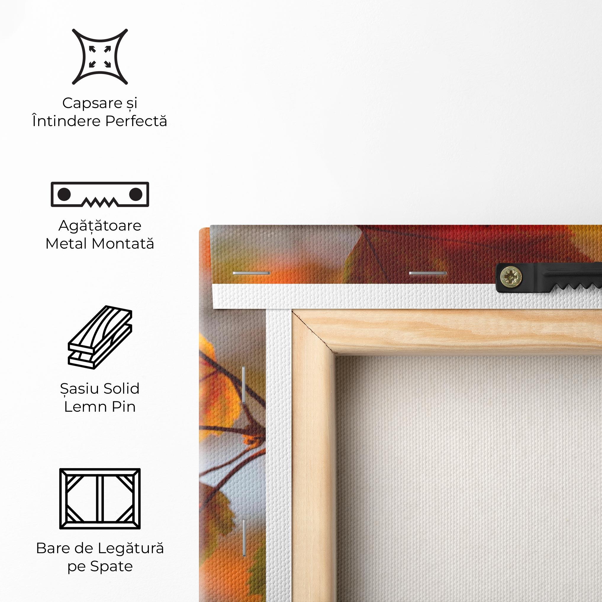 Tablou Canvas Red Yellow Autumn mockup 5