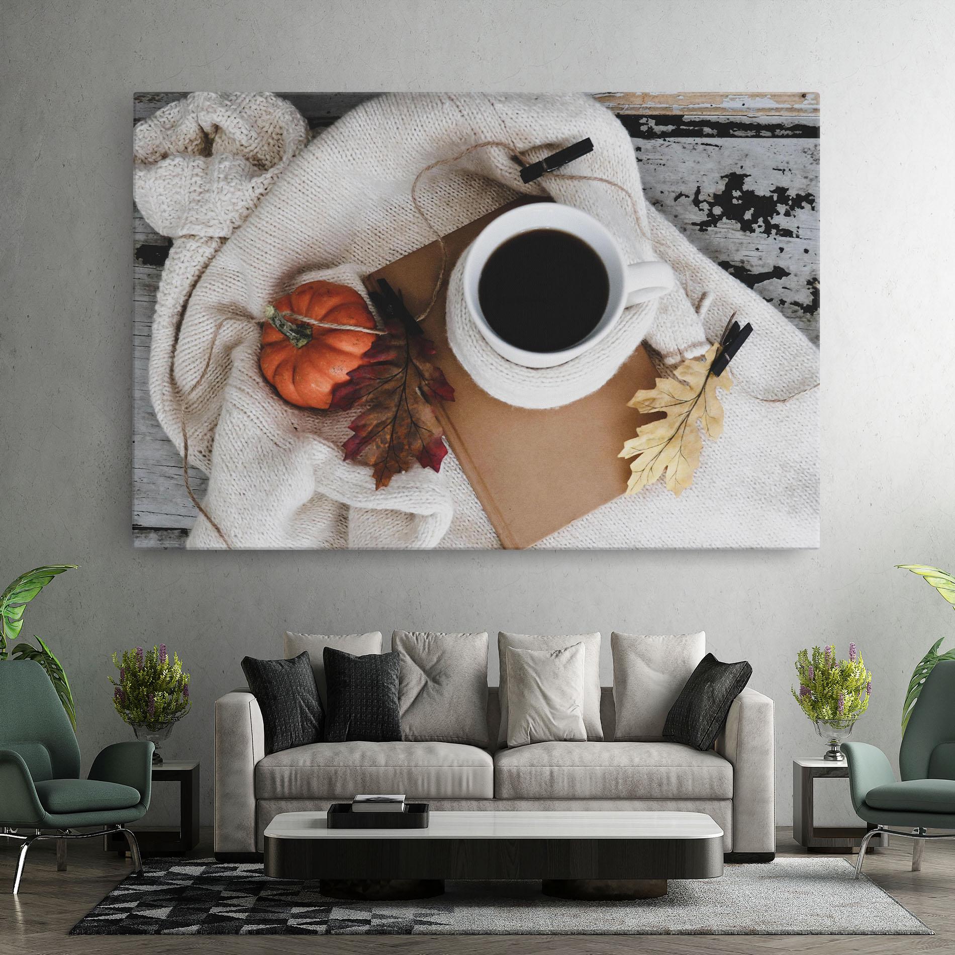 Tablou Canvas Autumn Coffee mockup 7