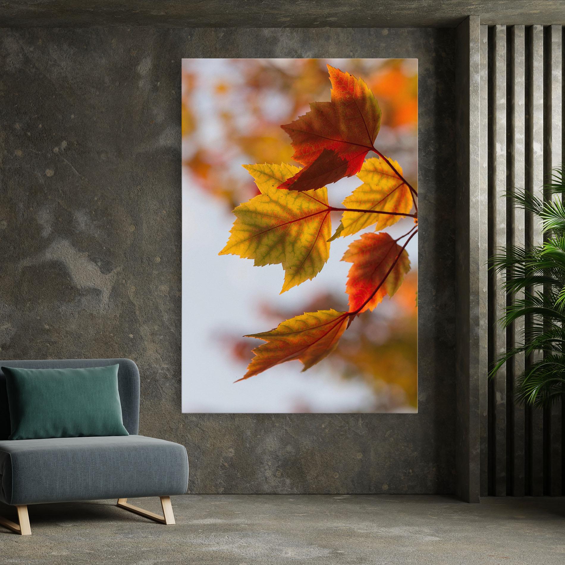 Tablou Canvas Red Yellow Autumn mockup 7