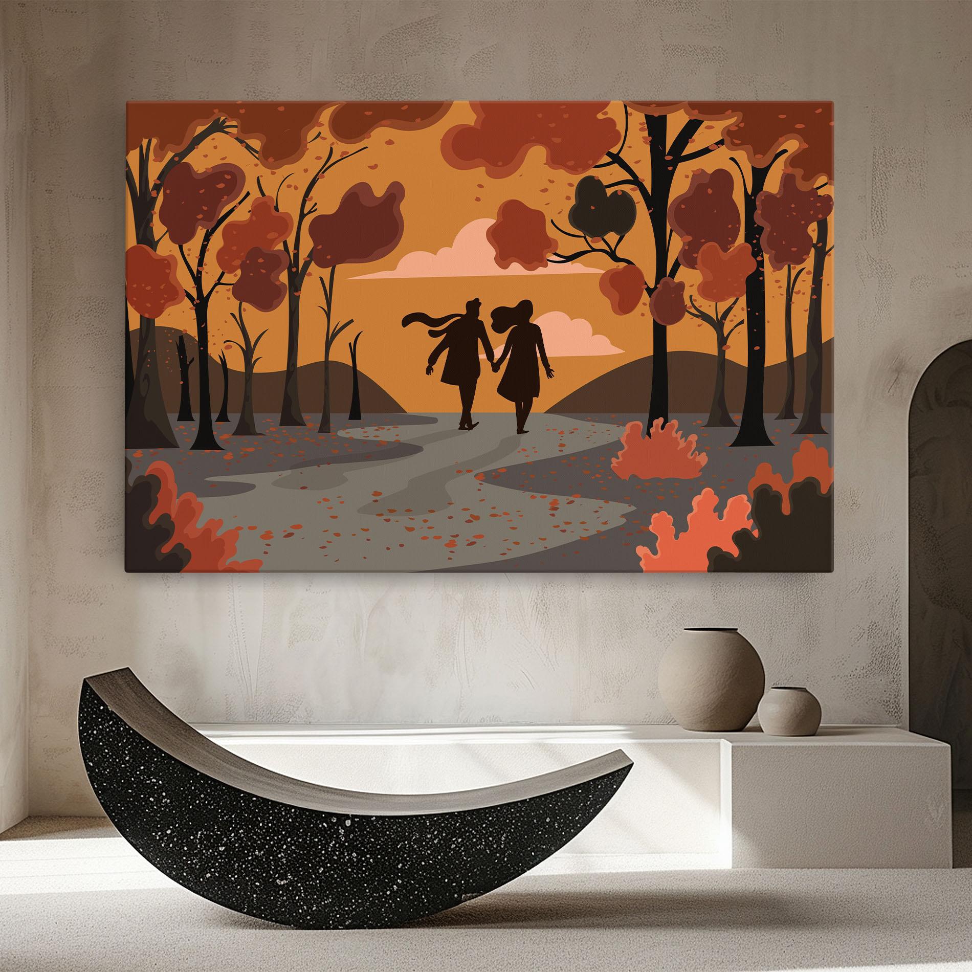 Tablou Canvas Autumn Couple mockup 8