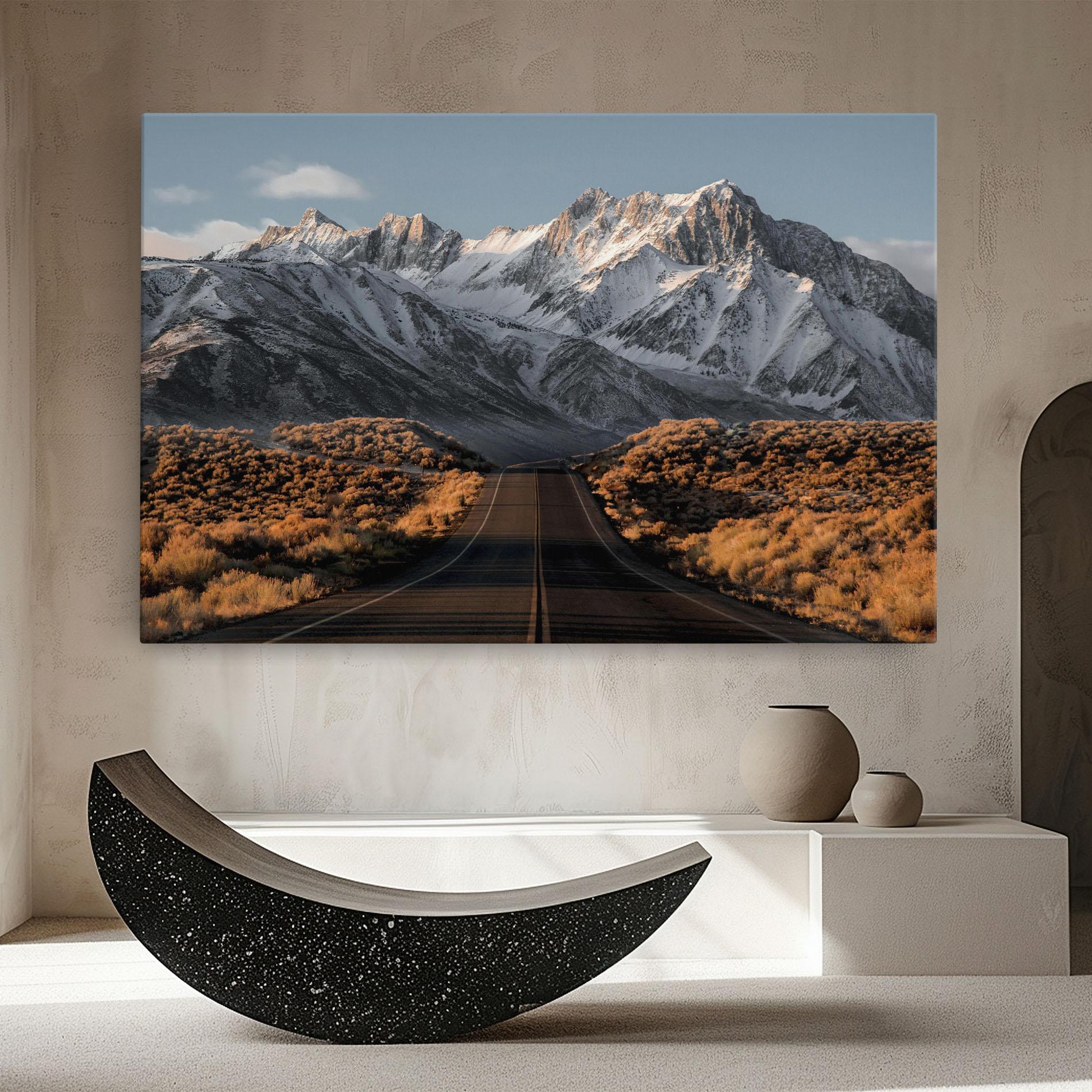 Tablou Canvas Autumn Mountain View mockup 8