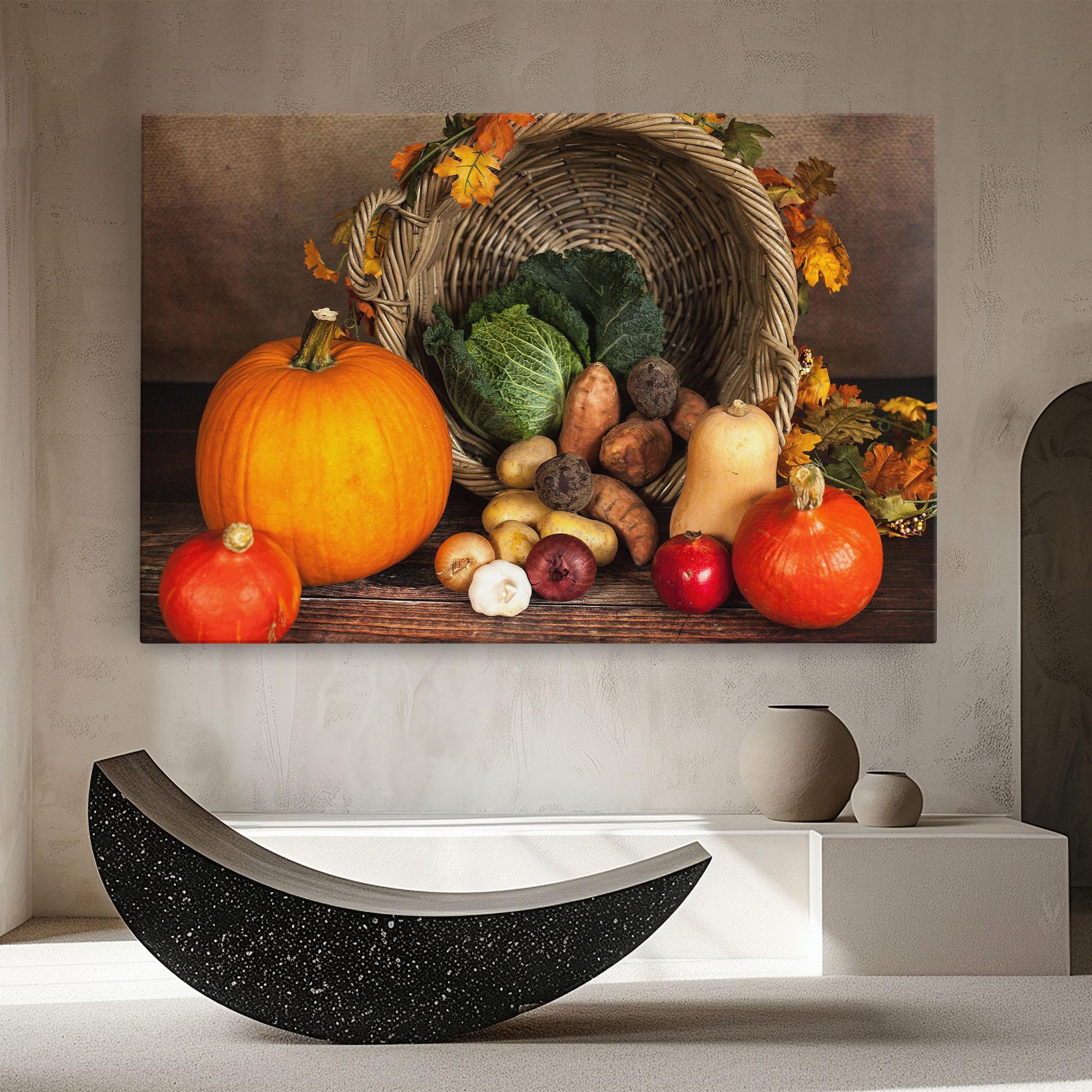 Tablou Canvas Autumn Vegetables mockup 8