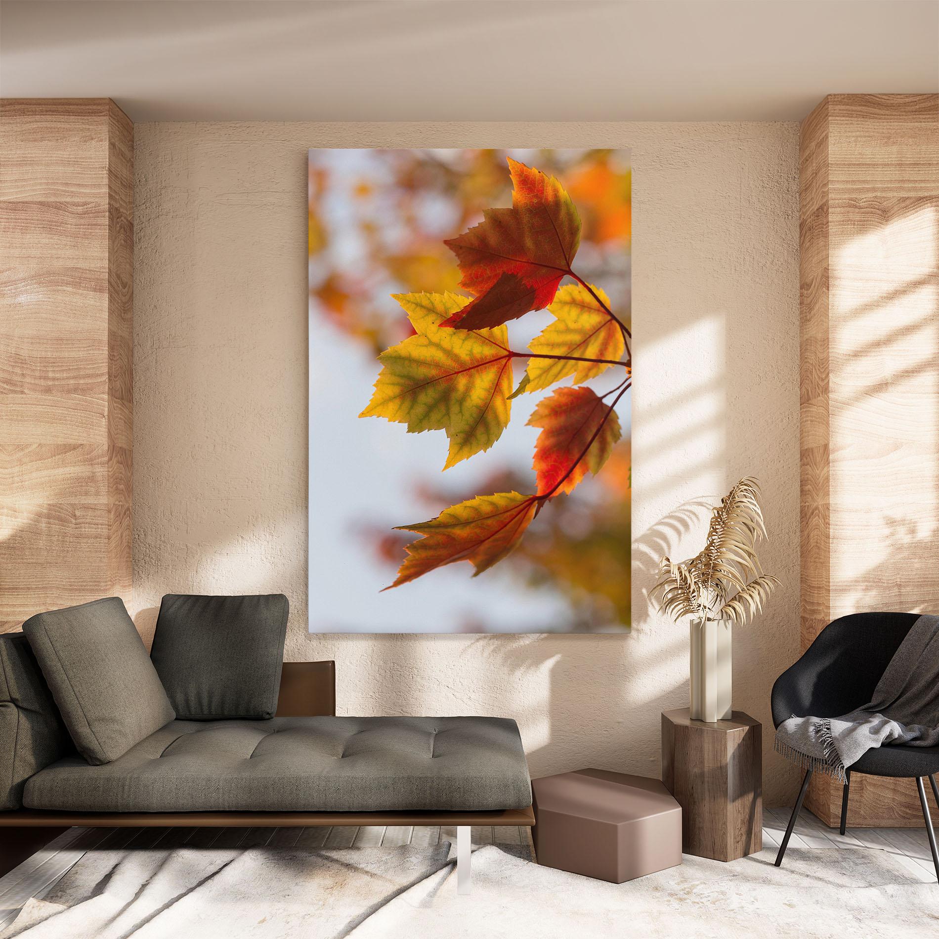 Tablou Canvas Red Yellow Autumn mockup 8