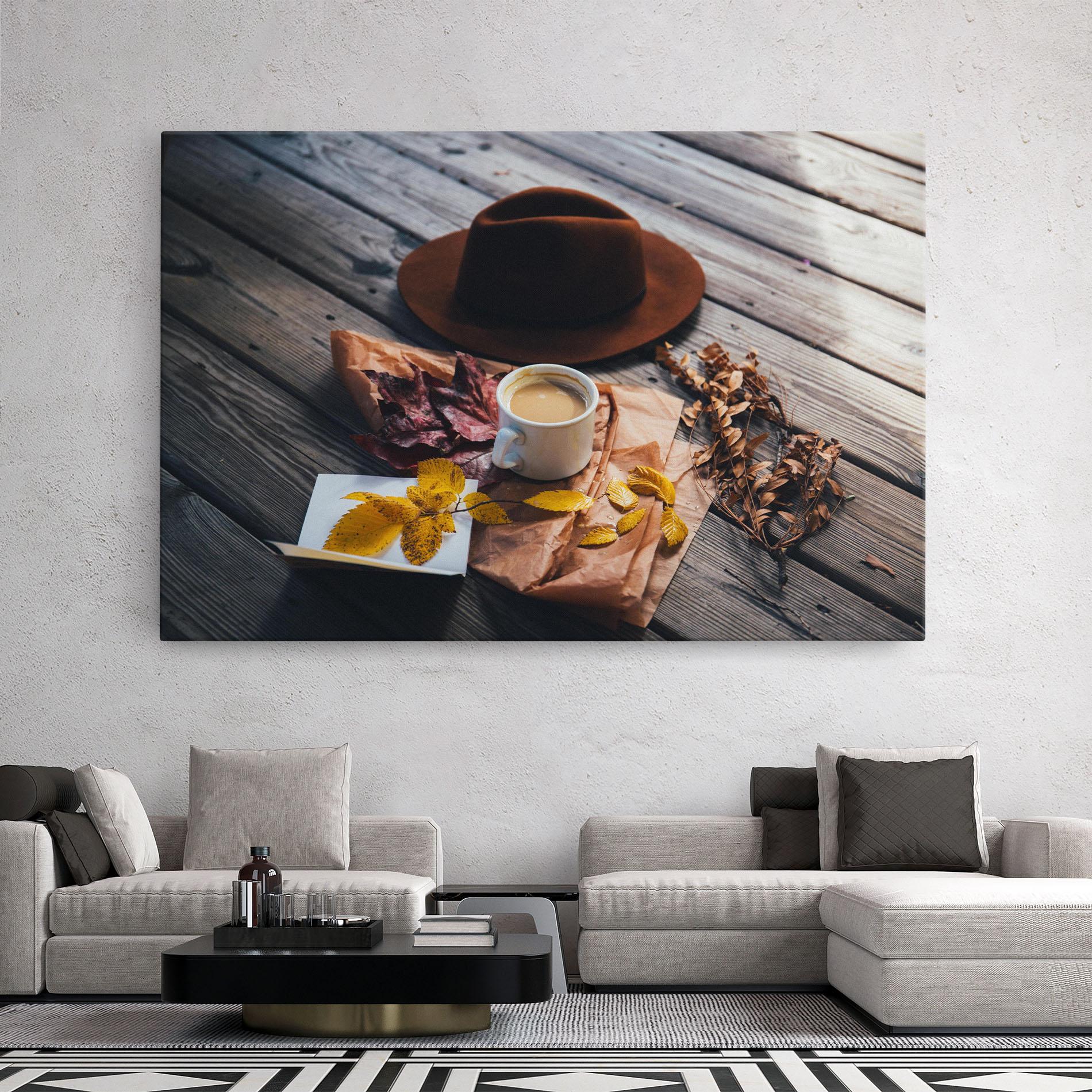 Tablou Canvas Autumn Coffee Vibe mockup 2
