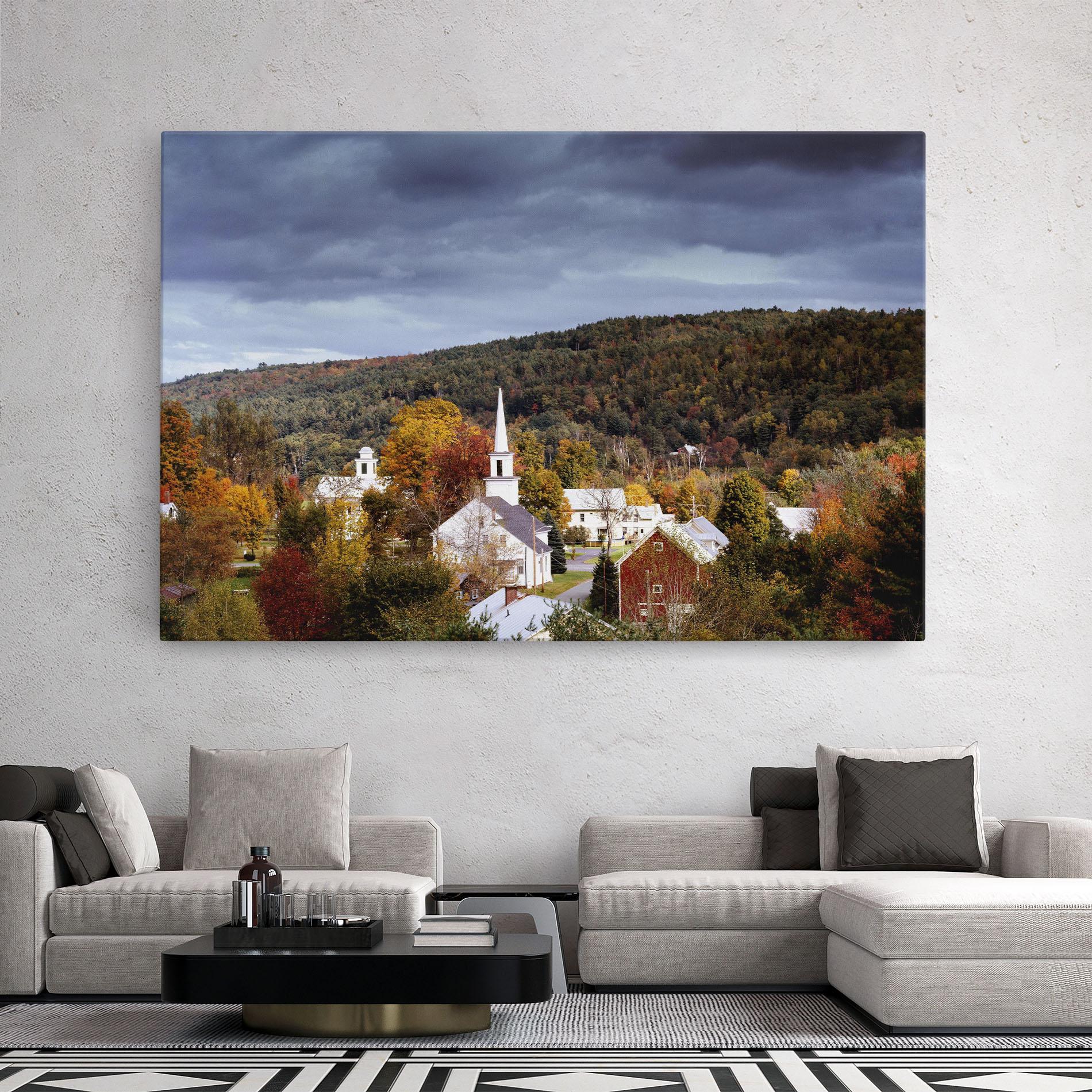 Tablou Canvas Autumn Trees mockup 2