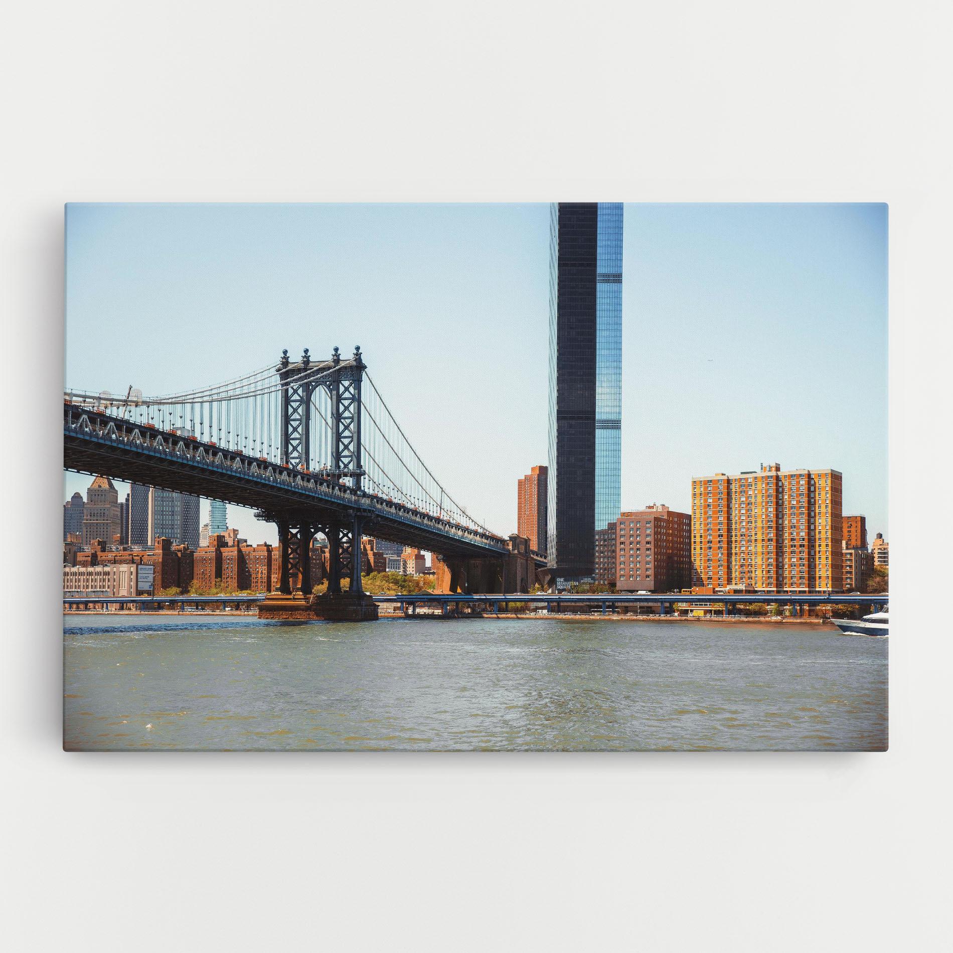 Tablou Canvas Big City Bridge mockup 0