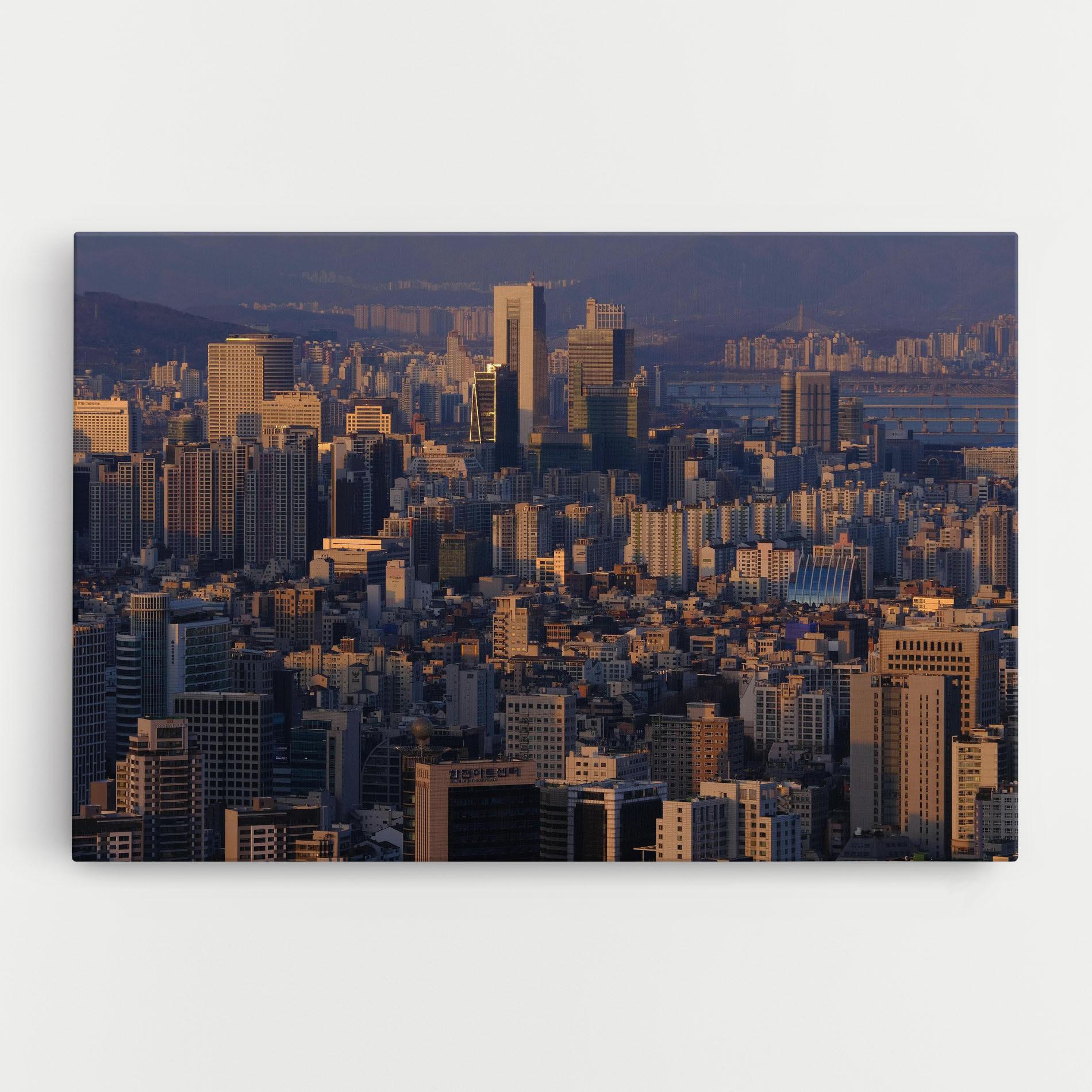 Tablou Canvas Big City mockup 0