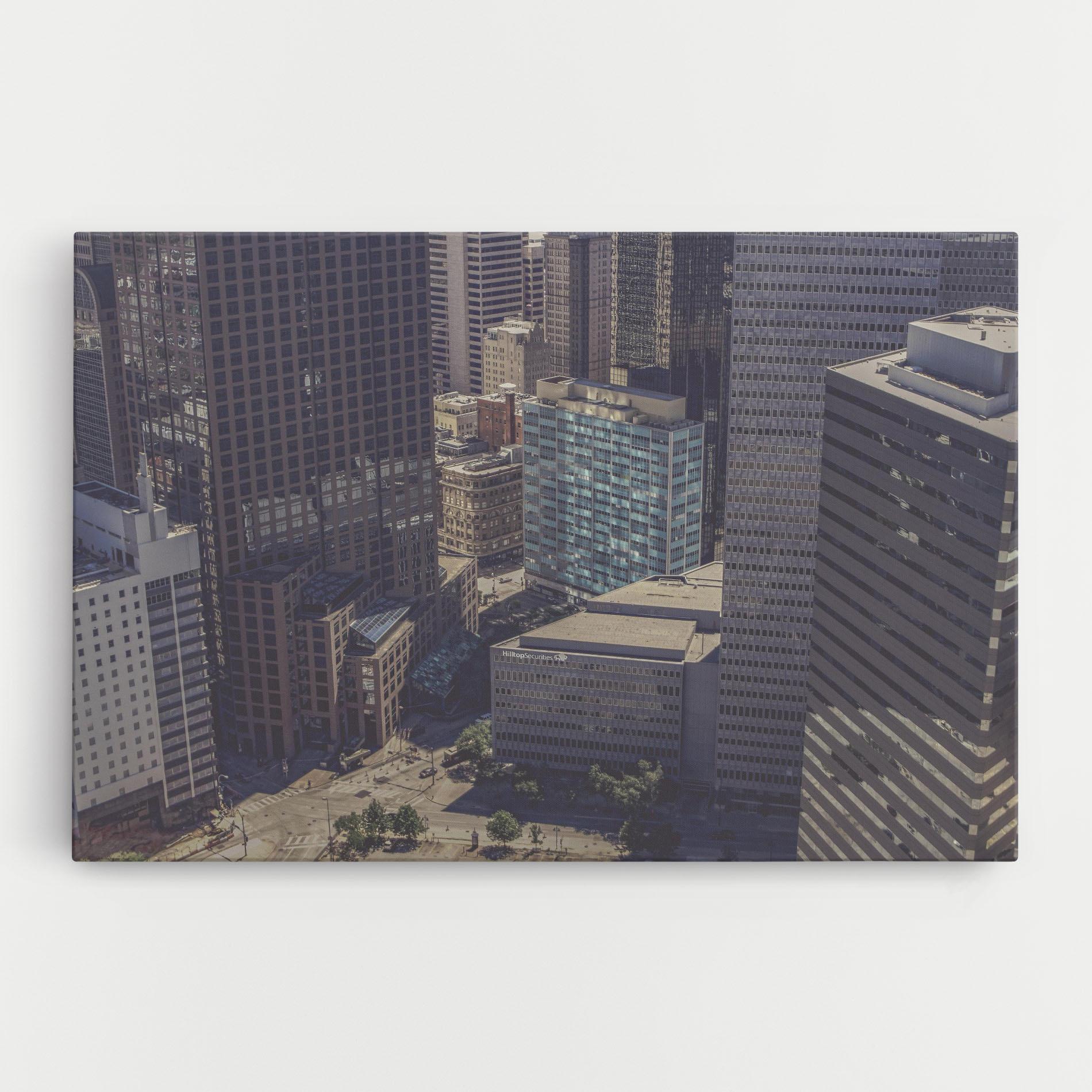 Tablou Canvas Cream Light Building mockup 0