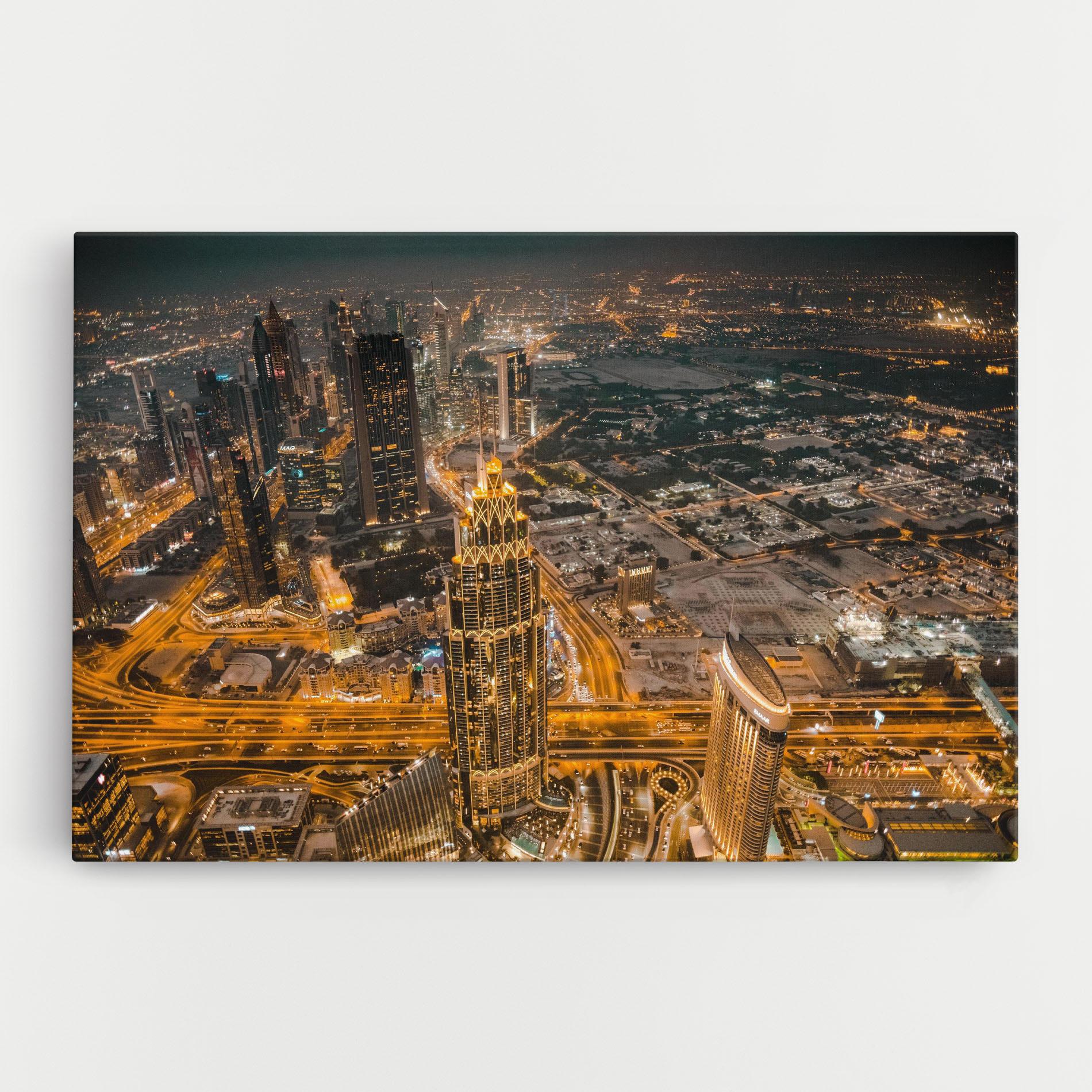 Tablou Canvas Dubai Lights mockup 0