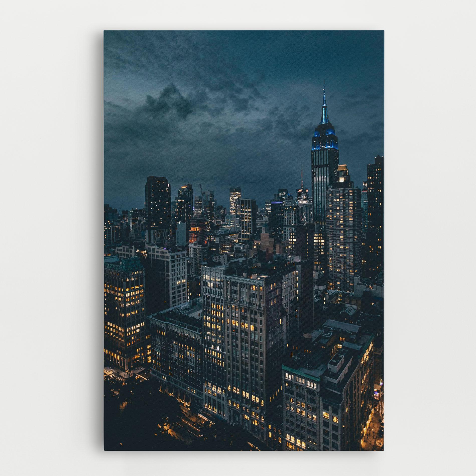 Tablou Canvas City Night mockup 0