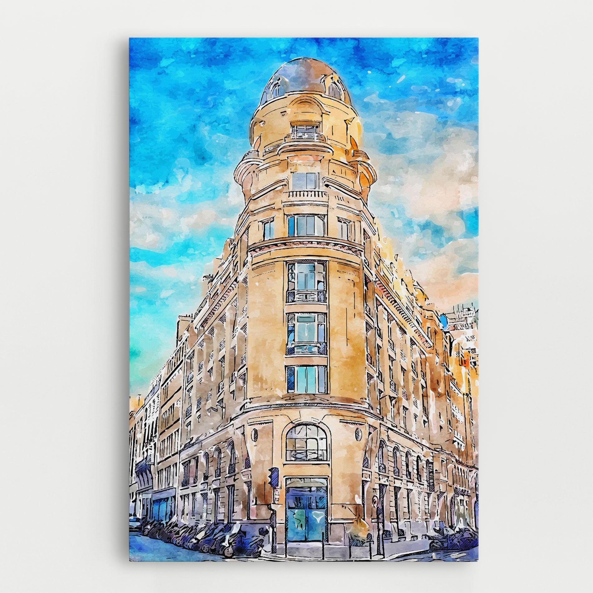 Tablou Canvas Paris Painting mockup 0