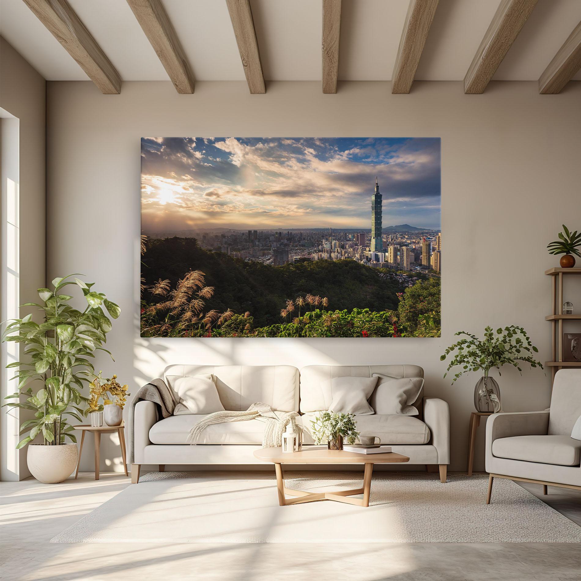 Tablou Canvas Big Building Daylight mockup 6