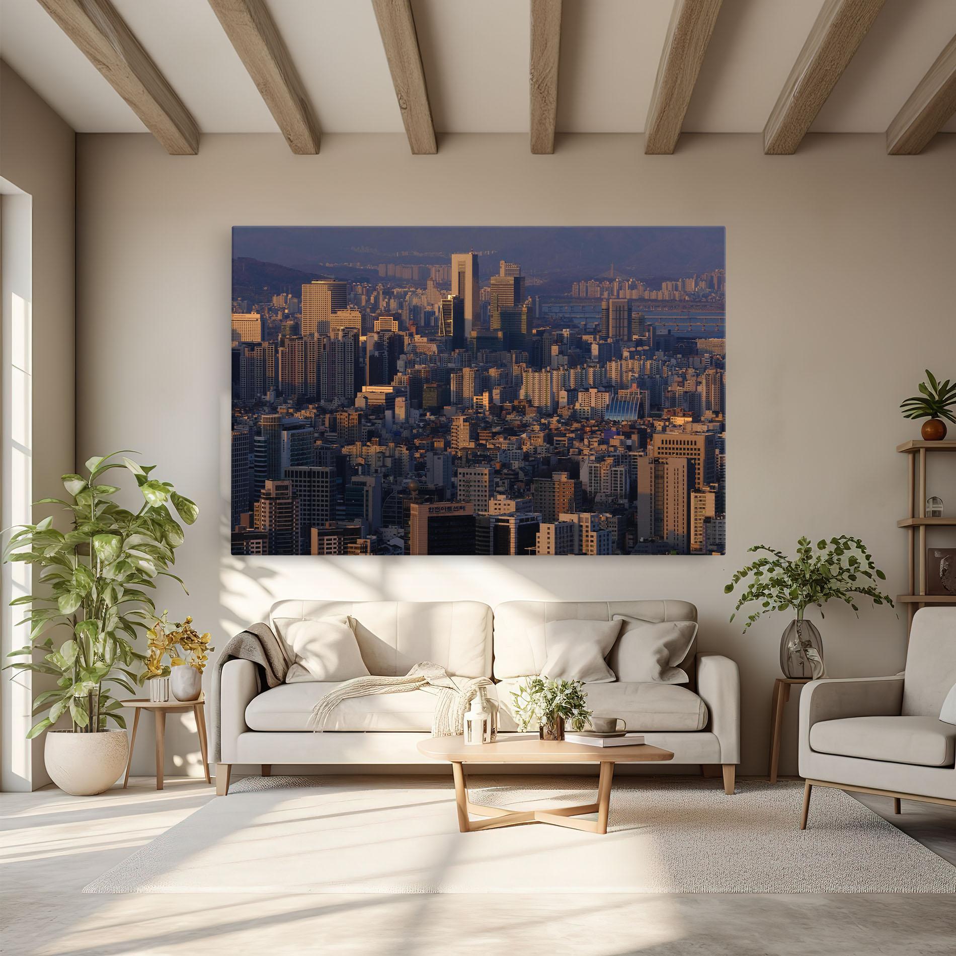 Tablou Canvas Big City mockup 6