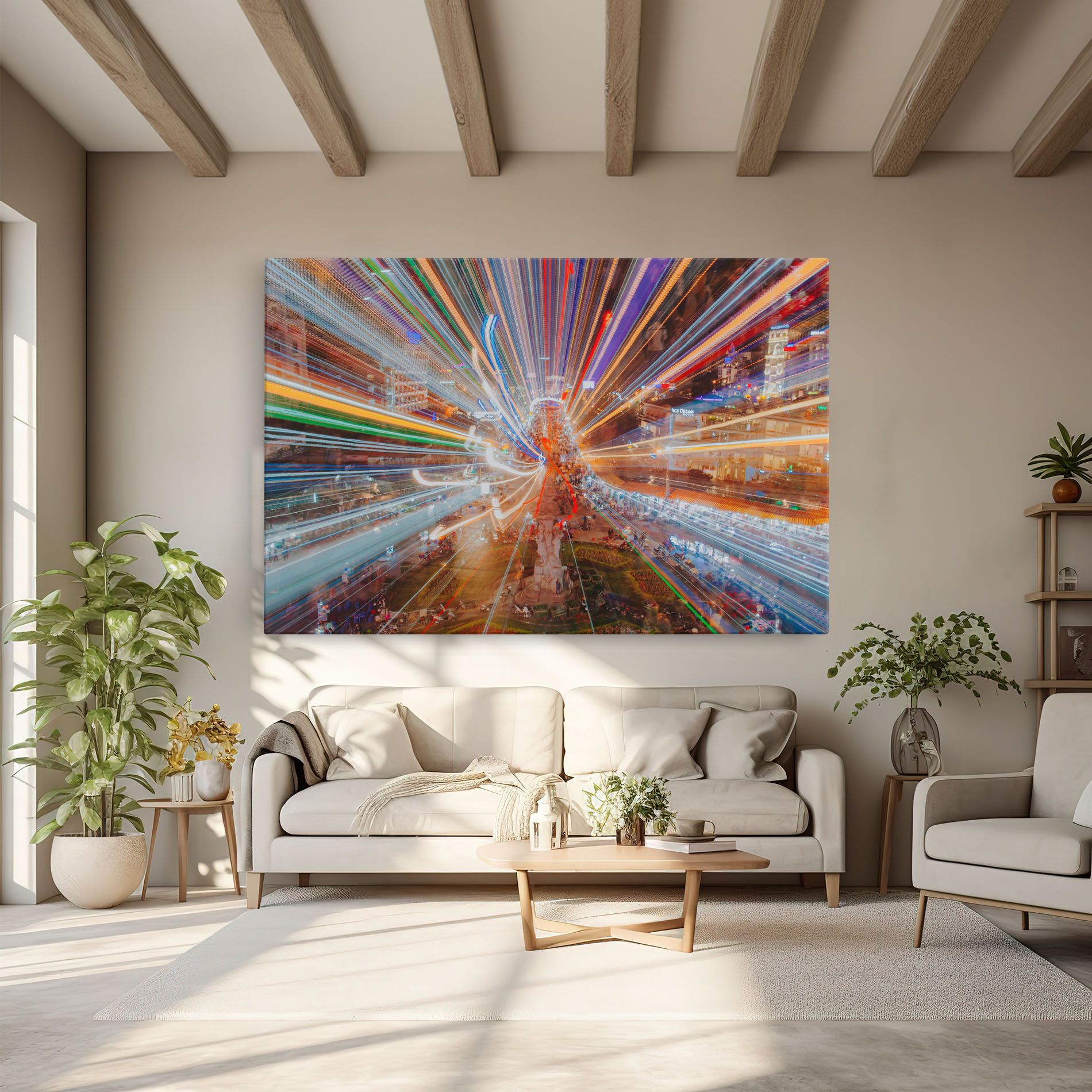 Colorful Light City mockup 6