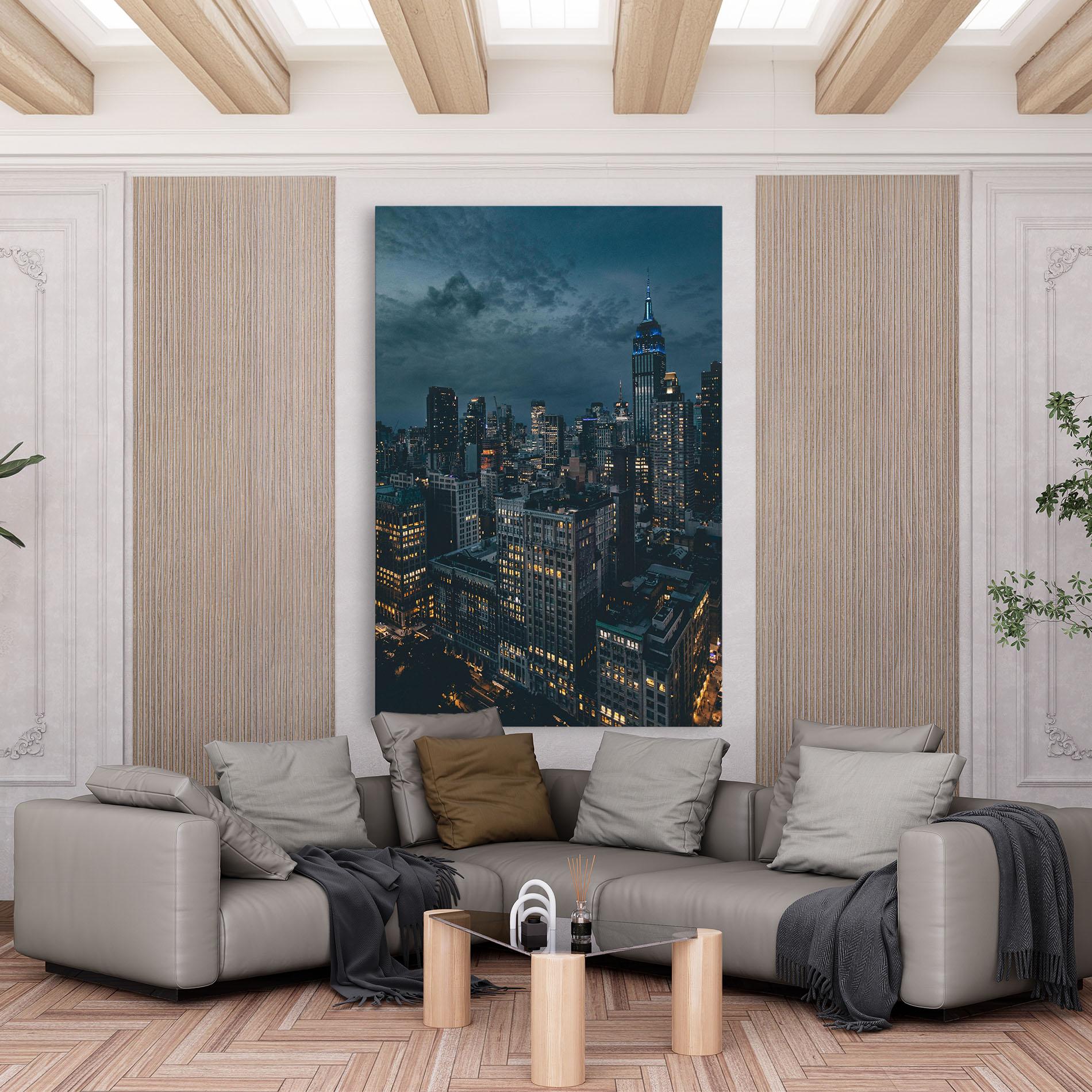 Tablou Canvas City Night mockup 6