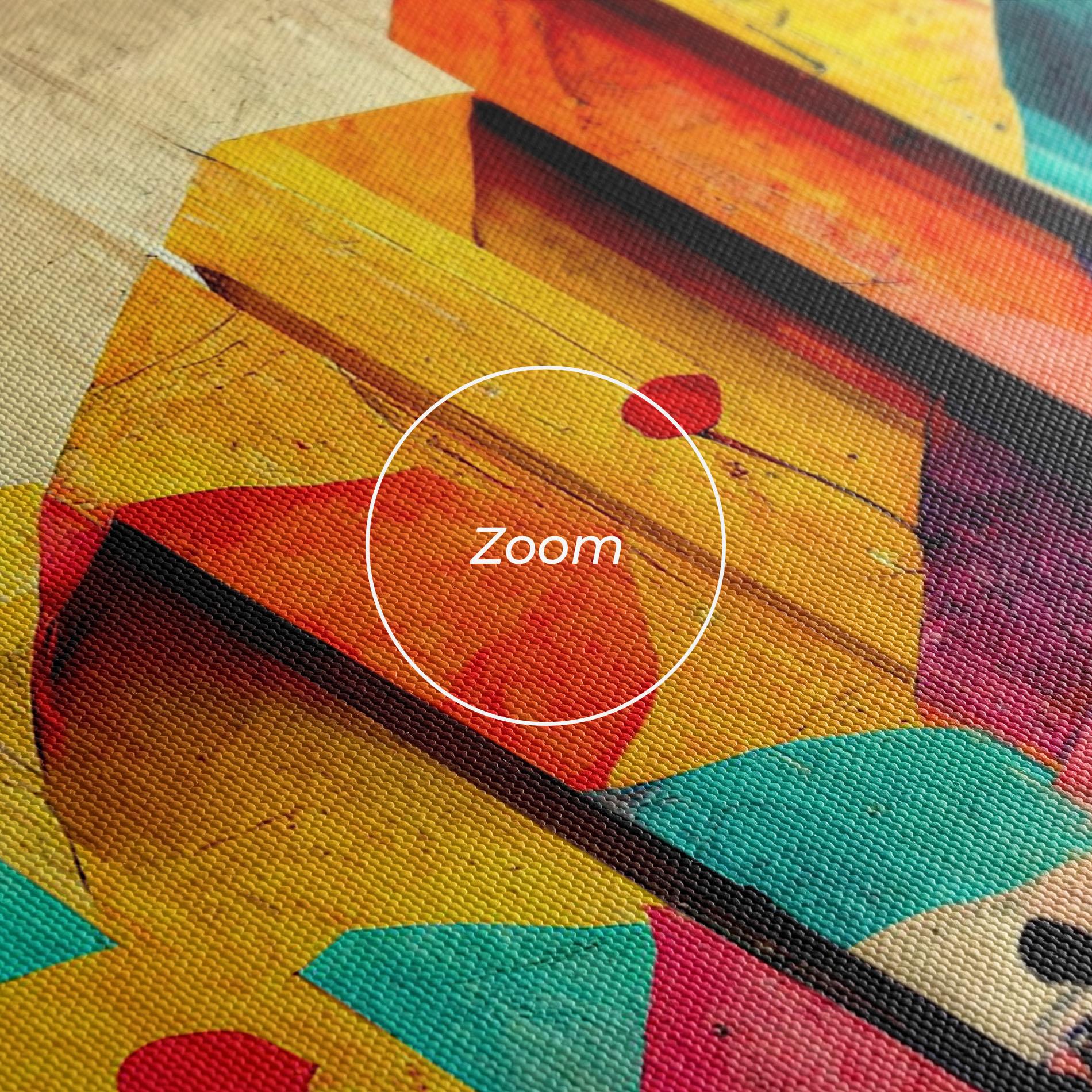 Tablou Canvas Abstract City Color mockup 3