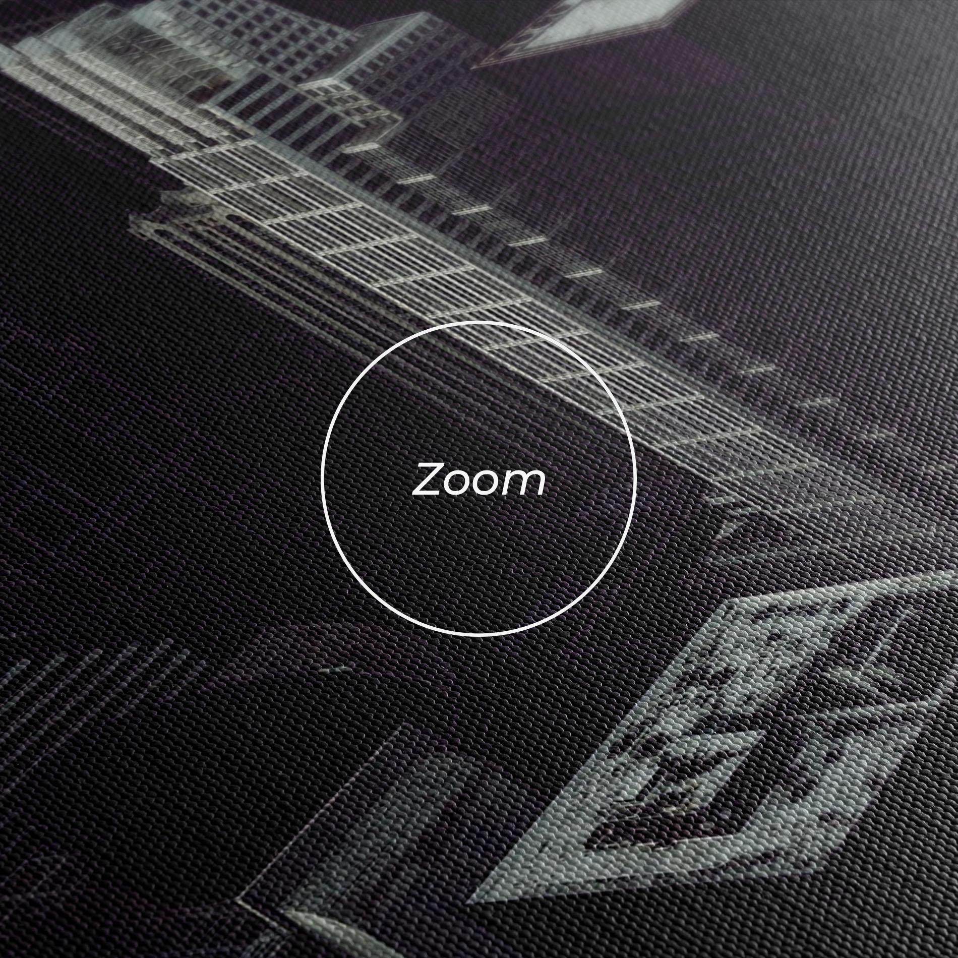 Tablou Canvas Black Cream Building mockup 3