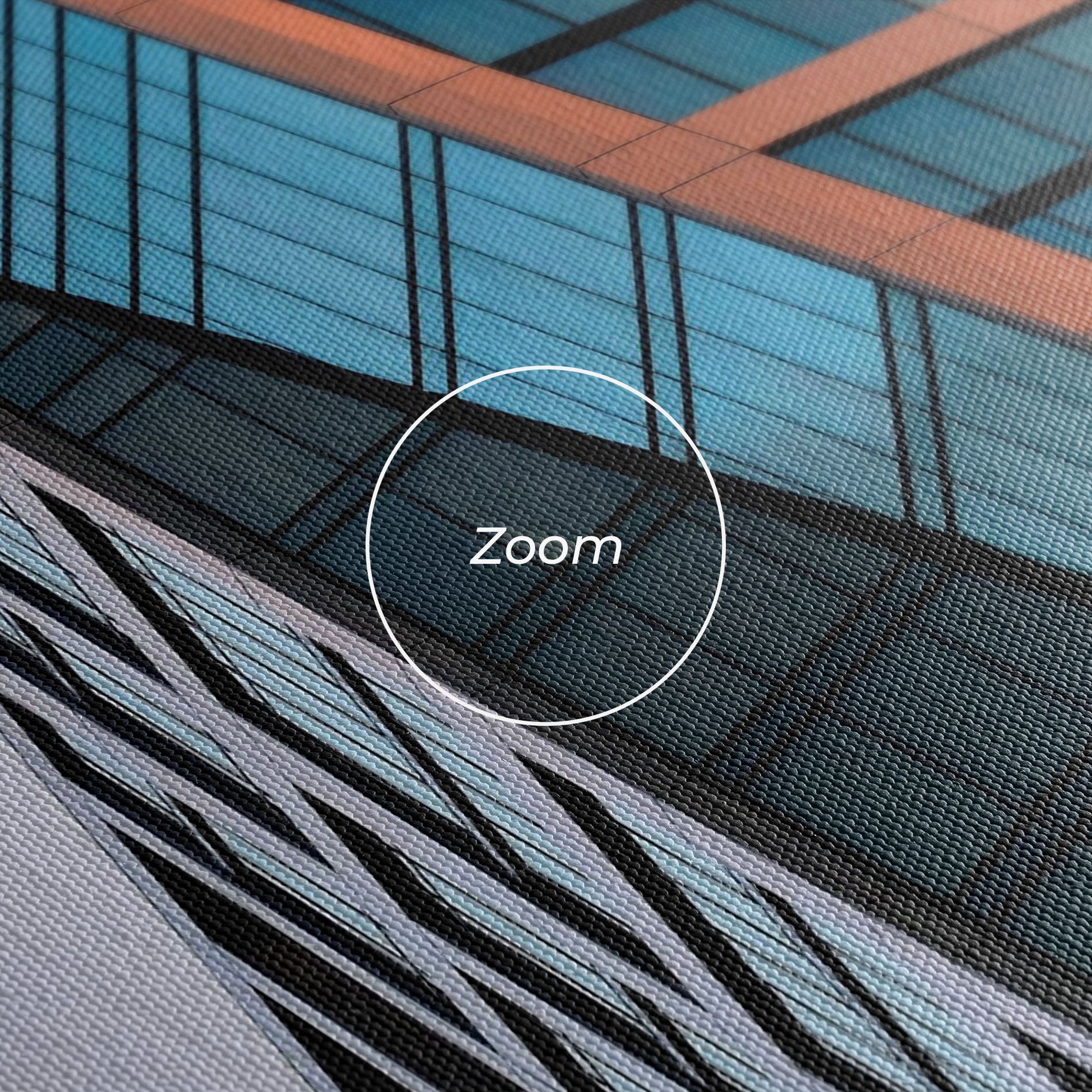 Blue Glass Building mockup 3