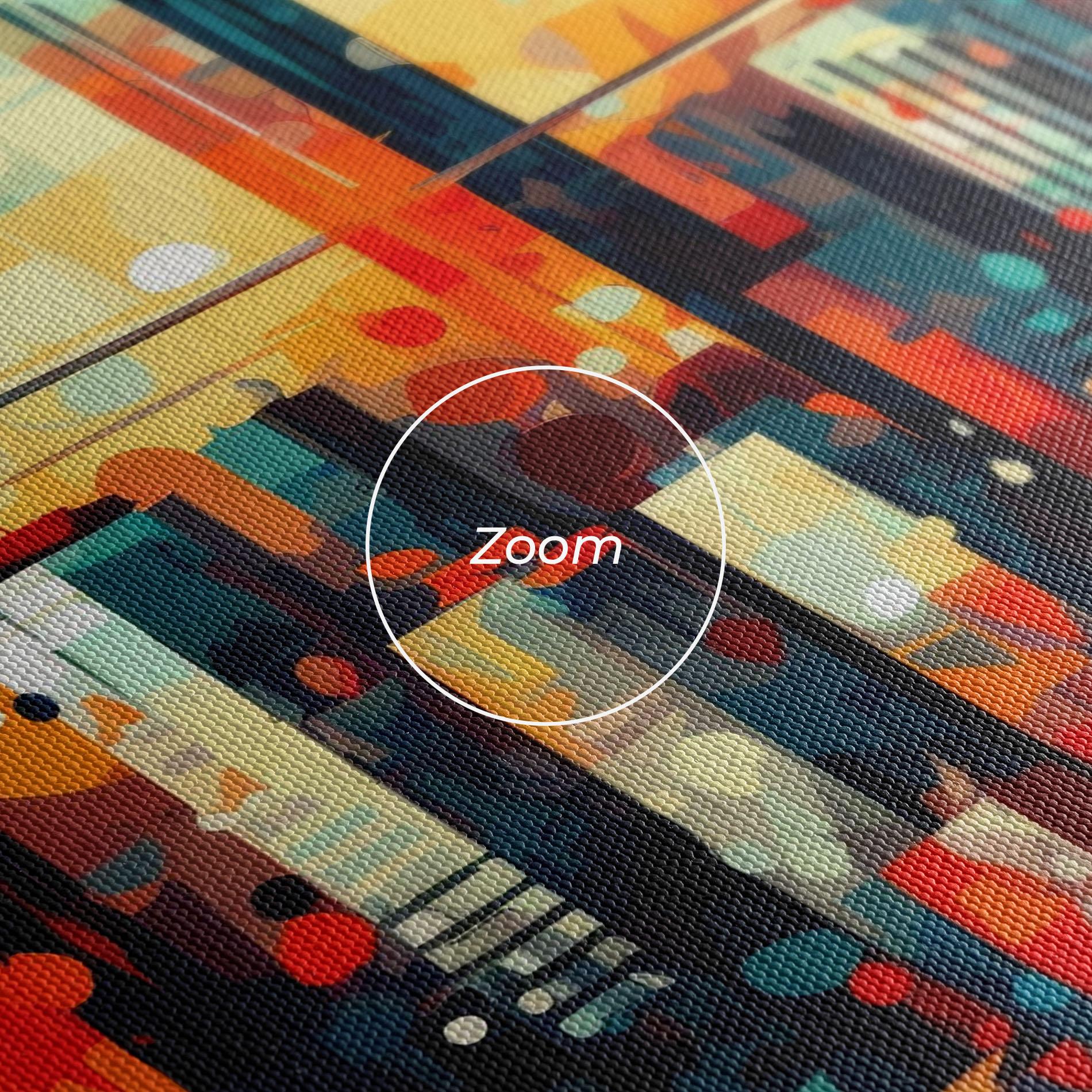 Tablou Canvas Colorful City Painting mockup 3