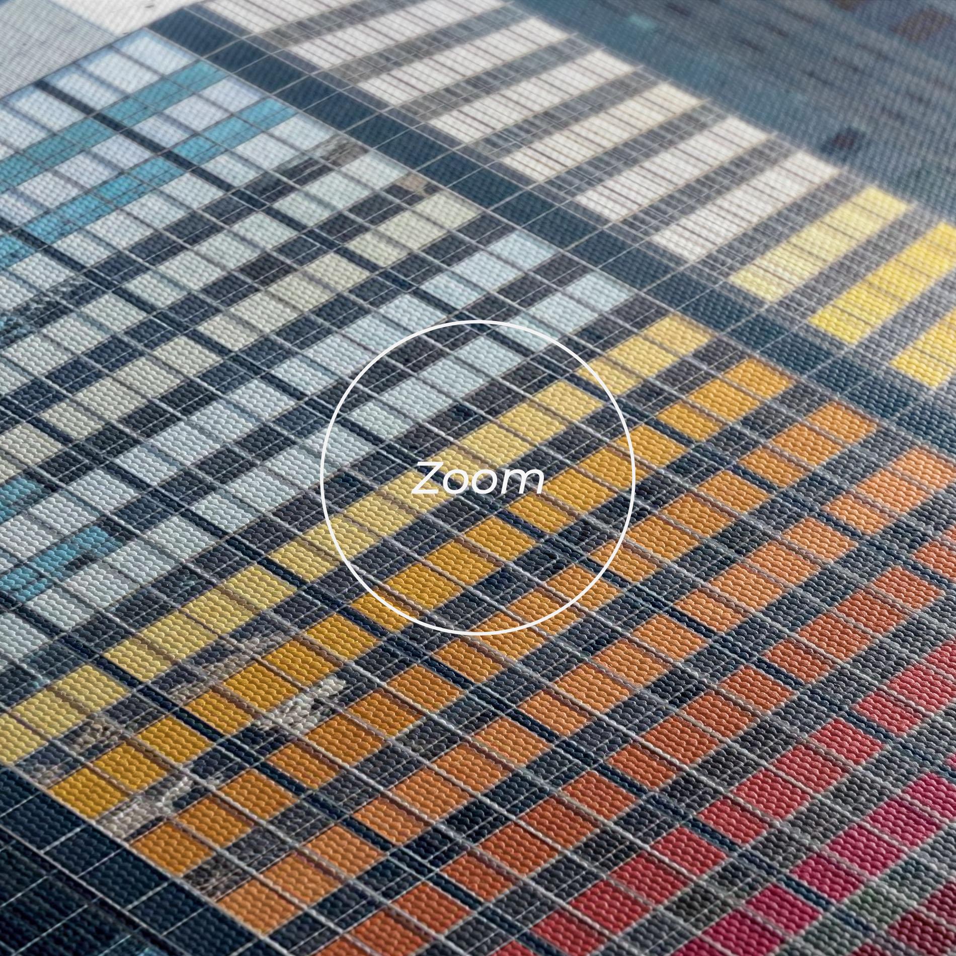 Tablou Canvas Colorful Urban Building mockup 3