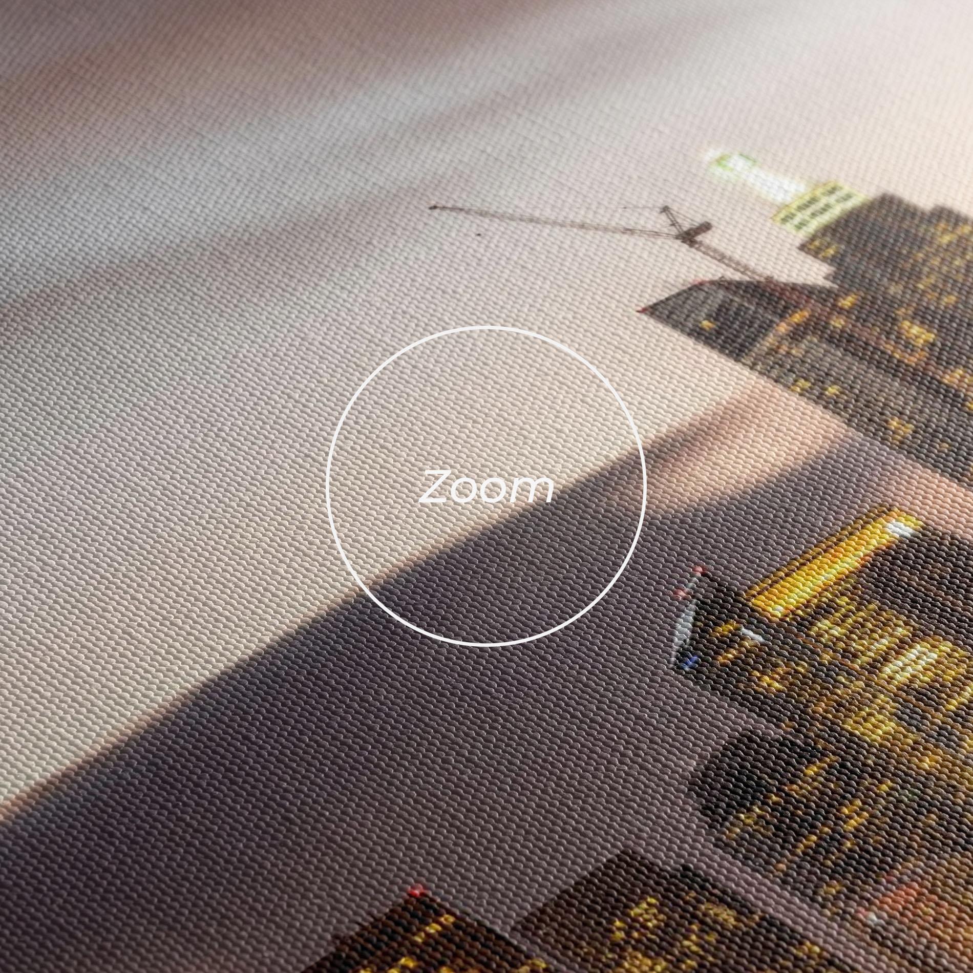 Tablou Canvas Gold Light City mockup 3