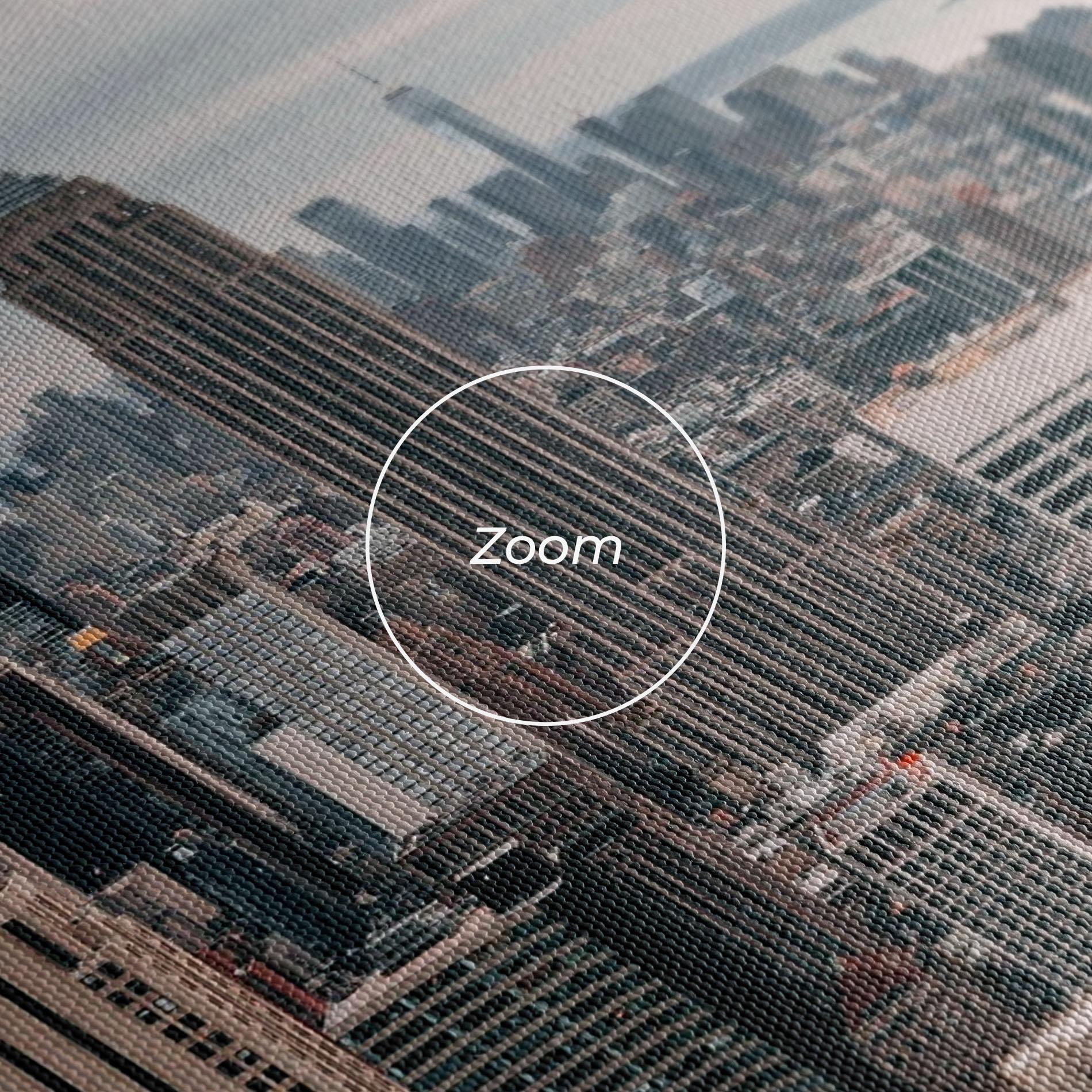 Tablou Canvas High View Building mockup 3