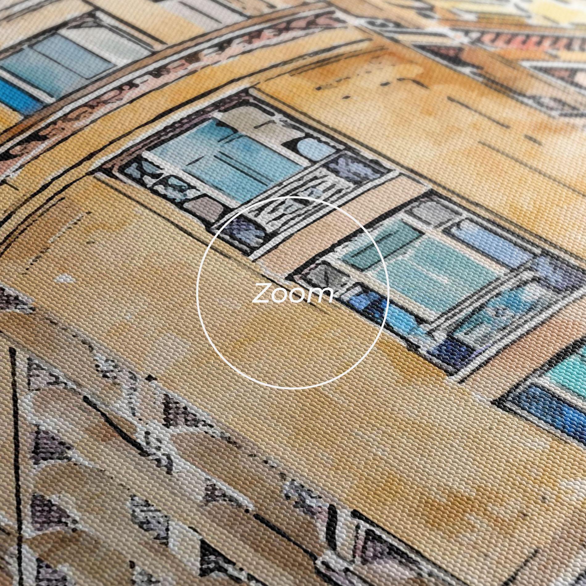 Tablou Canvas Paris Painting mockup 3