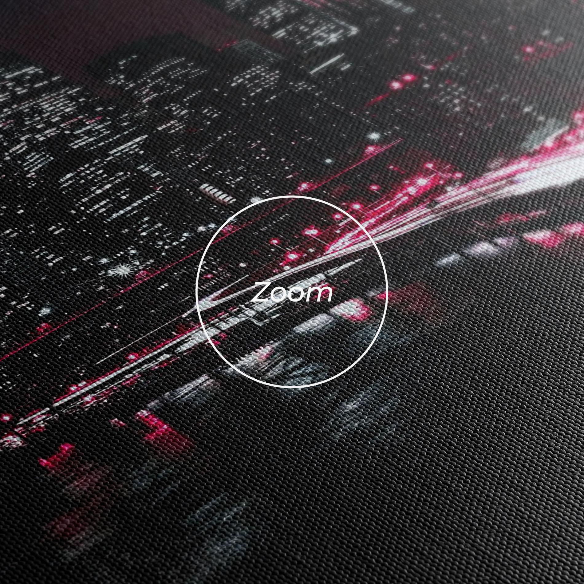 Tablou Canvas Pink Light City mockup 3