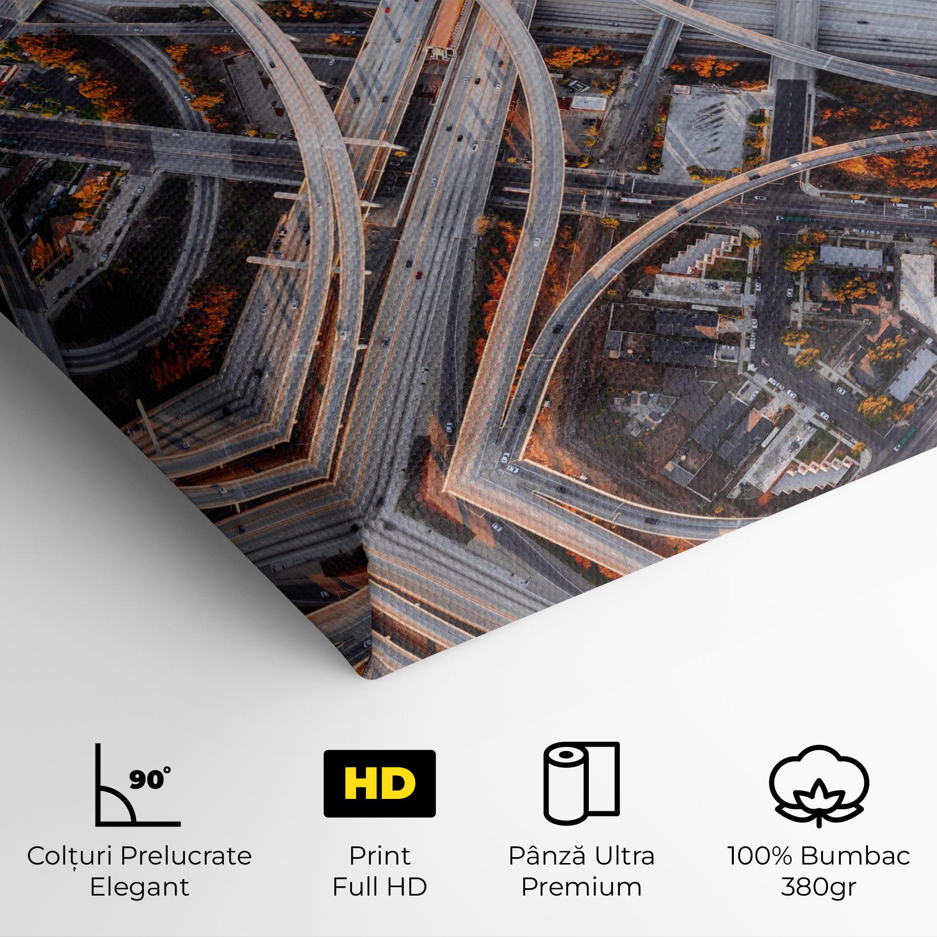 Tablou Canvas Big Road City mockup 4