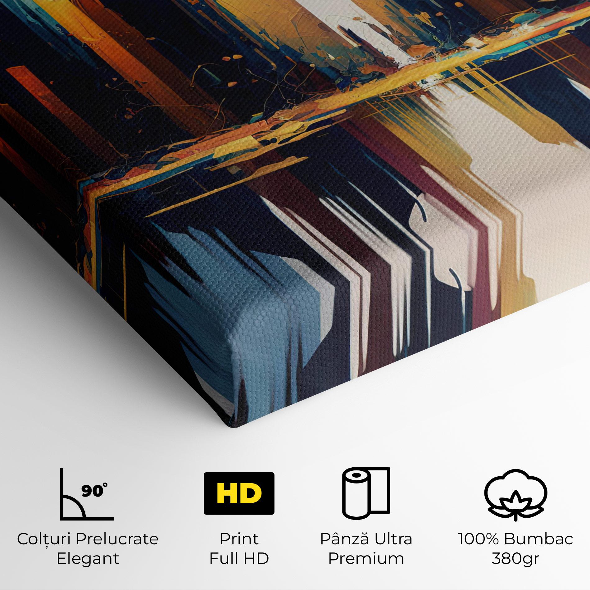 Tablou Canvas City Pain Art mockup 4