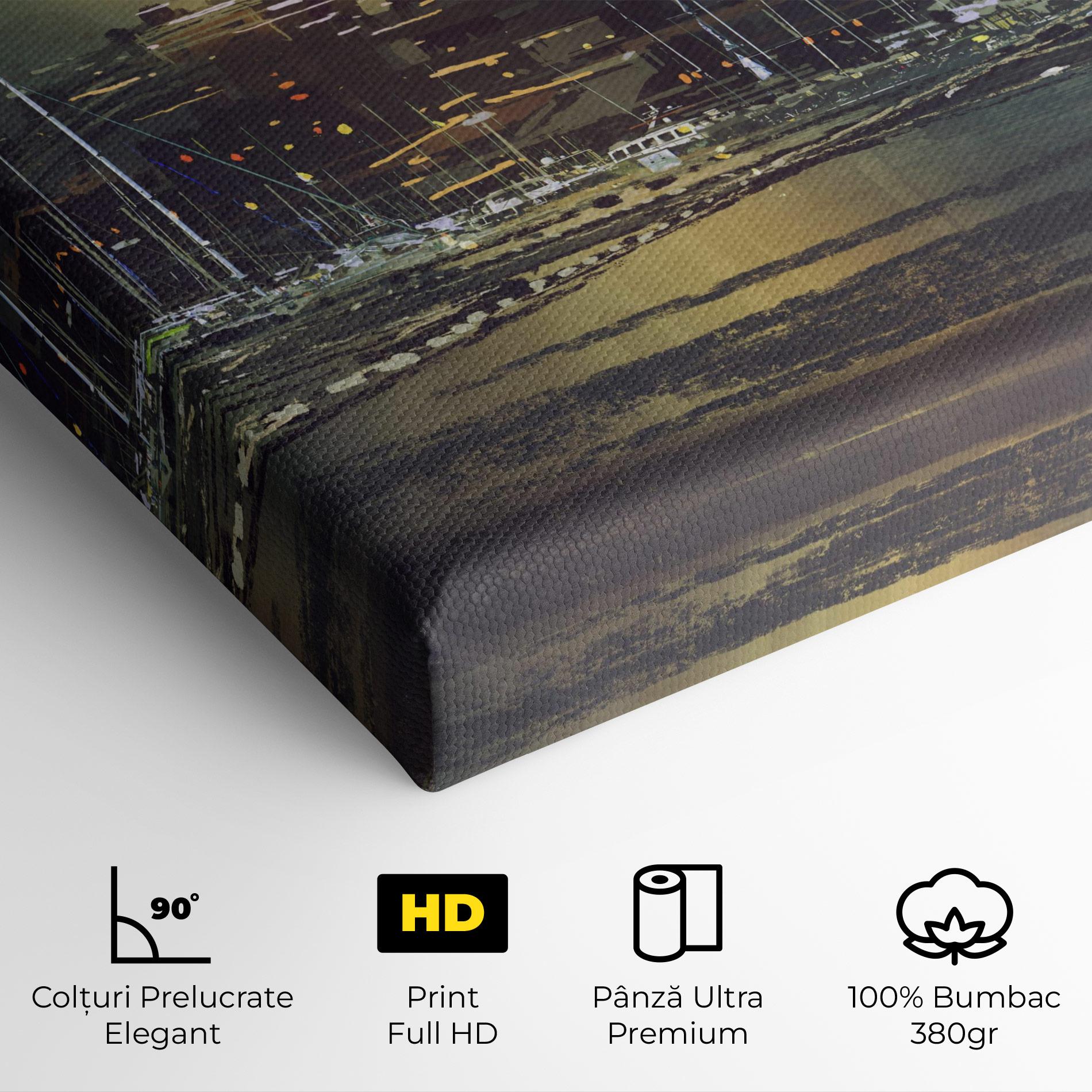 Tablou Canvas City Port mockup 4