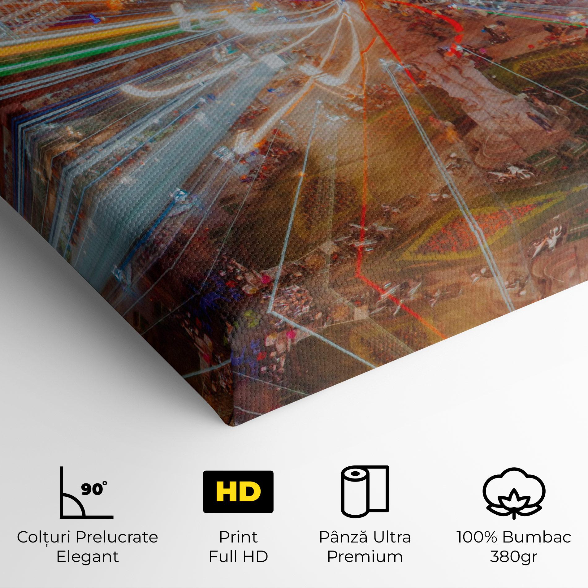 Tablou Canvas Colorful Light City mockup 4