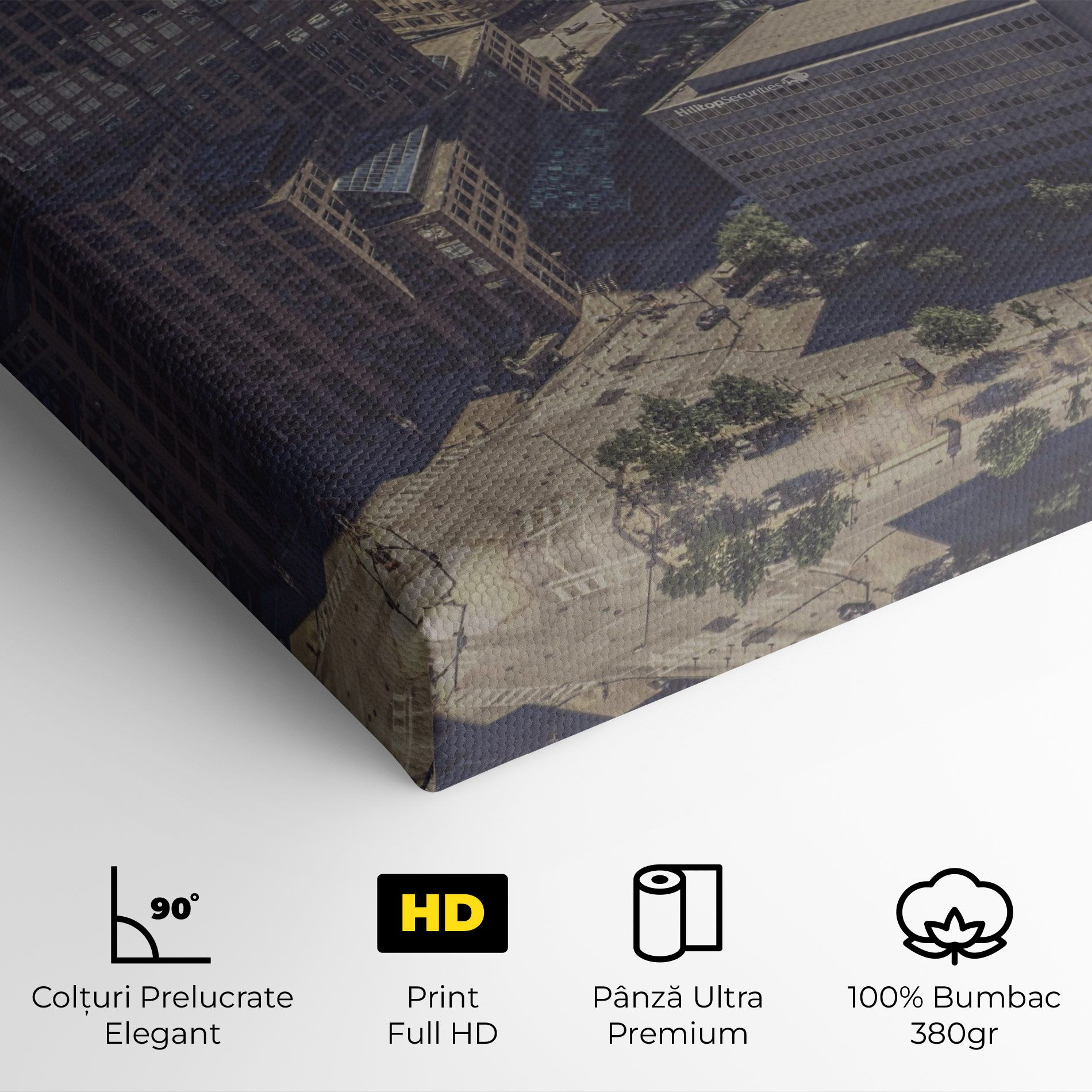 Cream Light Building mockup 4