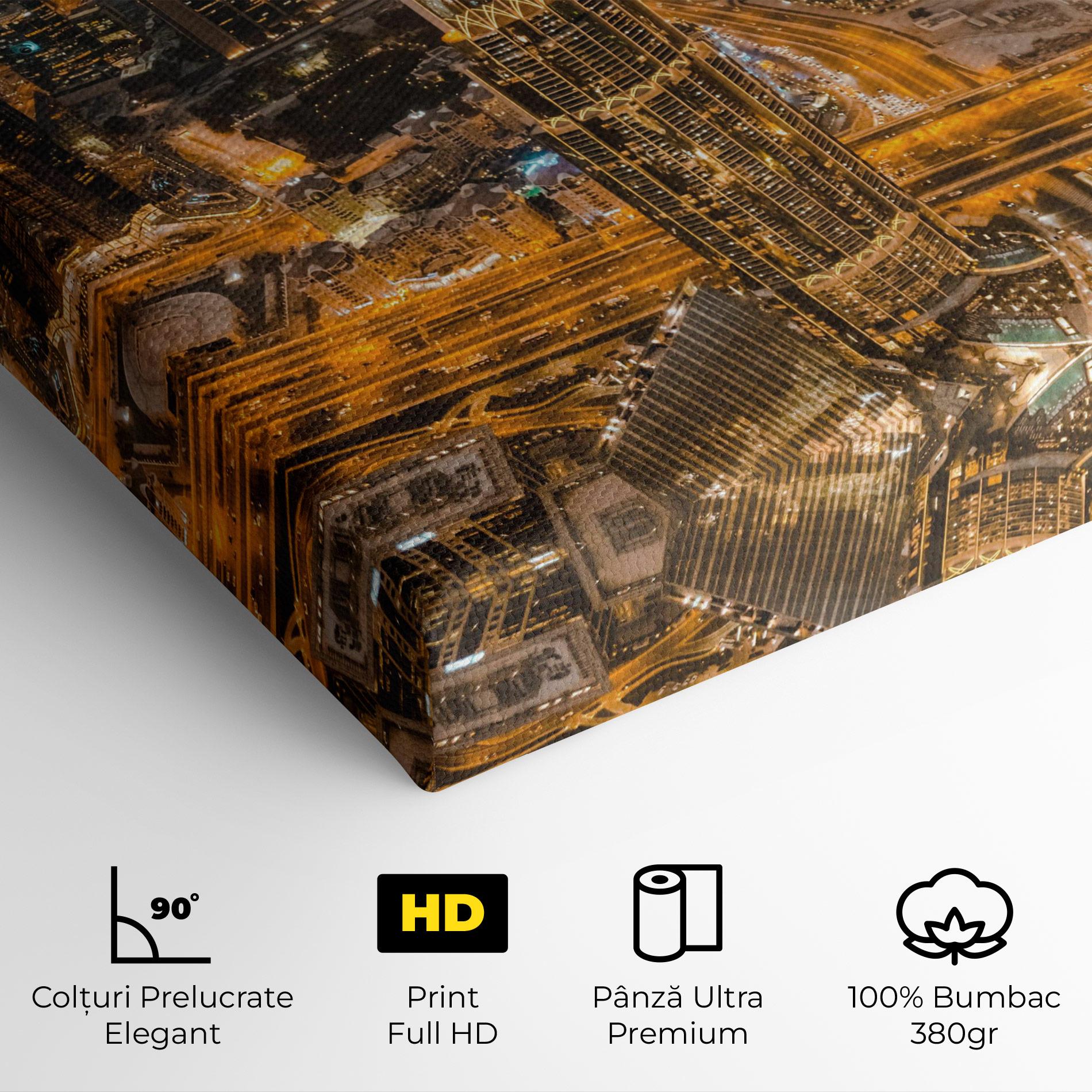 Tablou Canvas Dubai Lights mockup 4