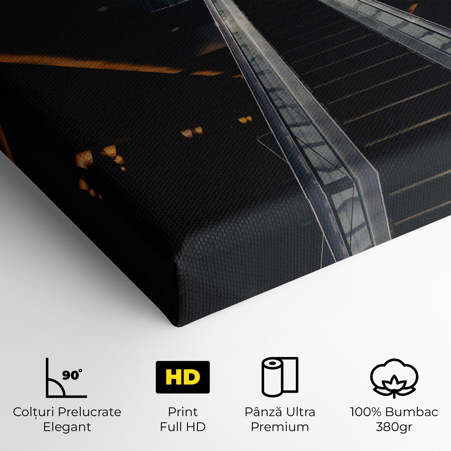 Tablou Canvas Grey Stairs Building mockup 4